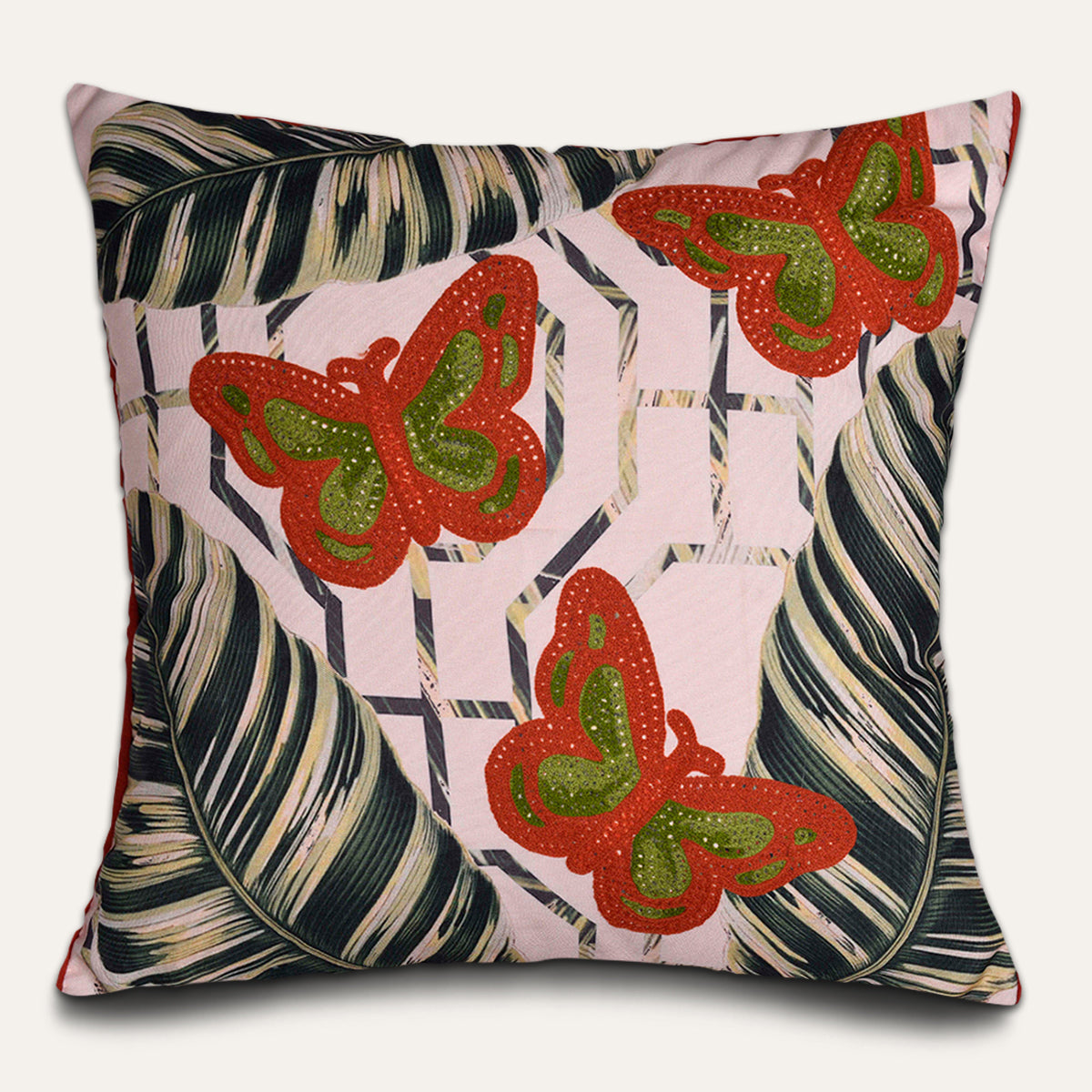 Butterfly Printed Design Throw Pillow Covers
