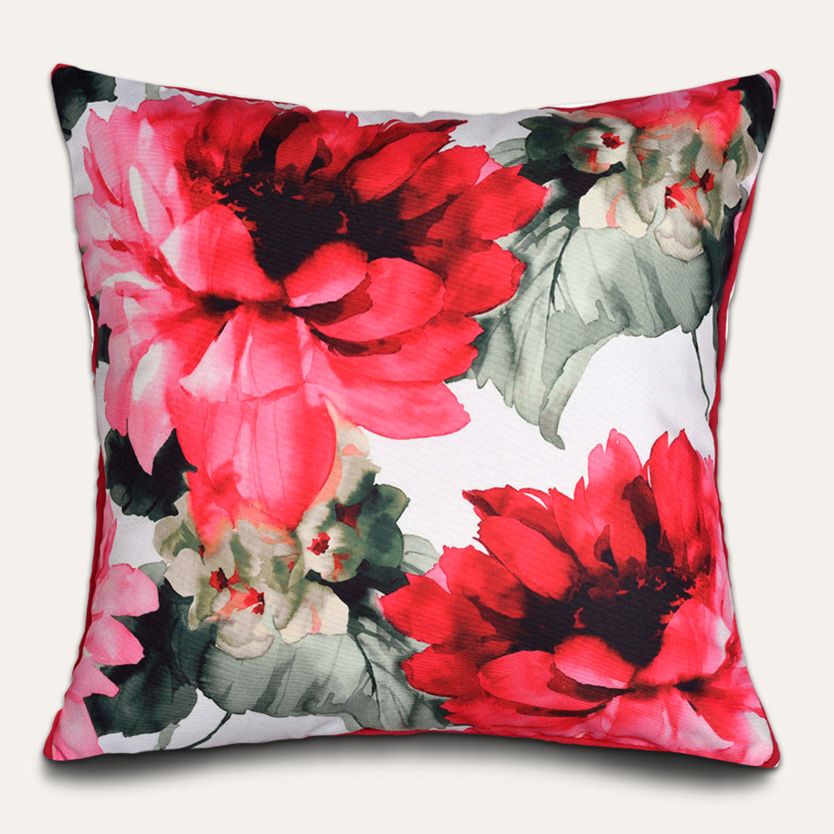 Floral Printed Design Throw Pillow Covers
