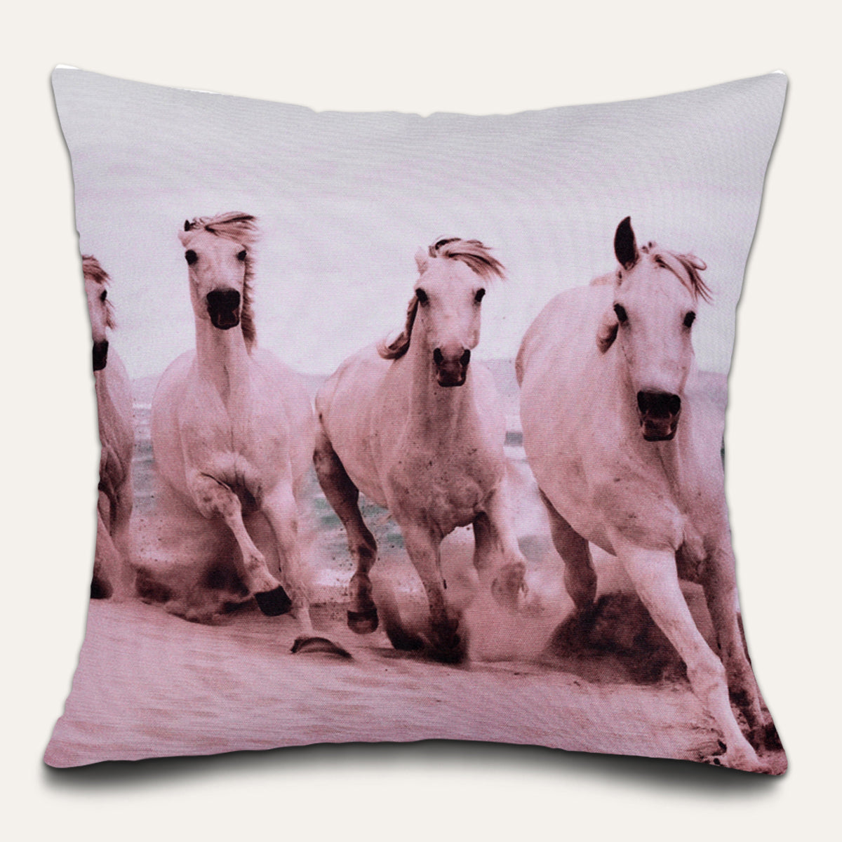 Horse Printed Design Throw Pillow Covers
