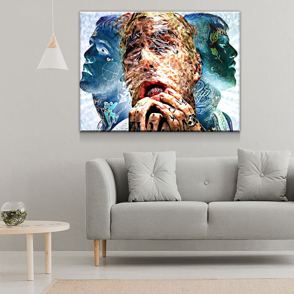 Lil Peep Sides Canvas Wall Art