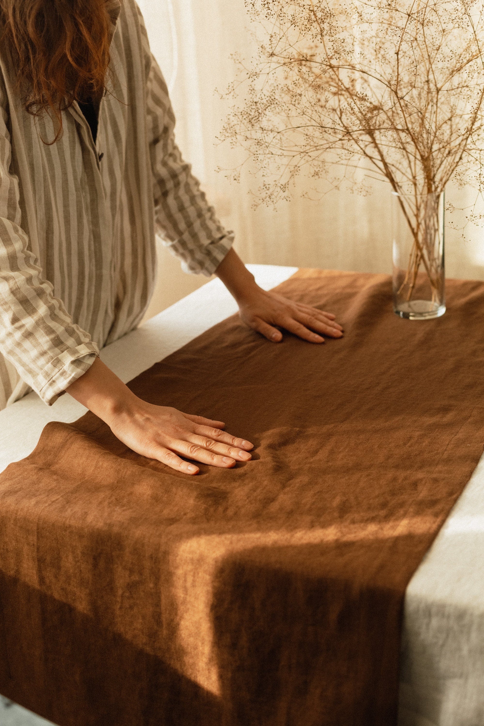 Soft Linen Table Runners
