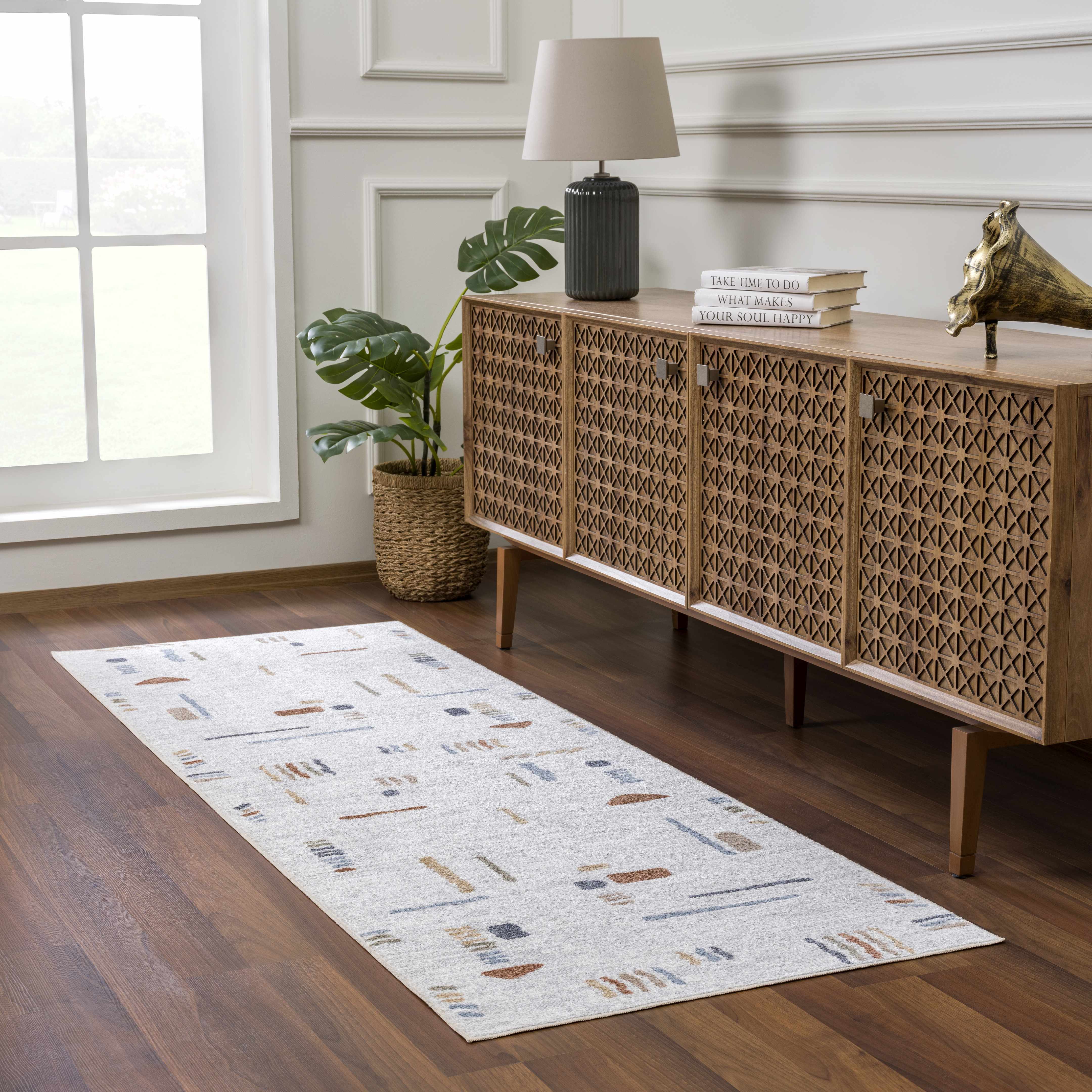 Arnon Washable 7ft Runner Rug
