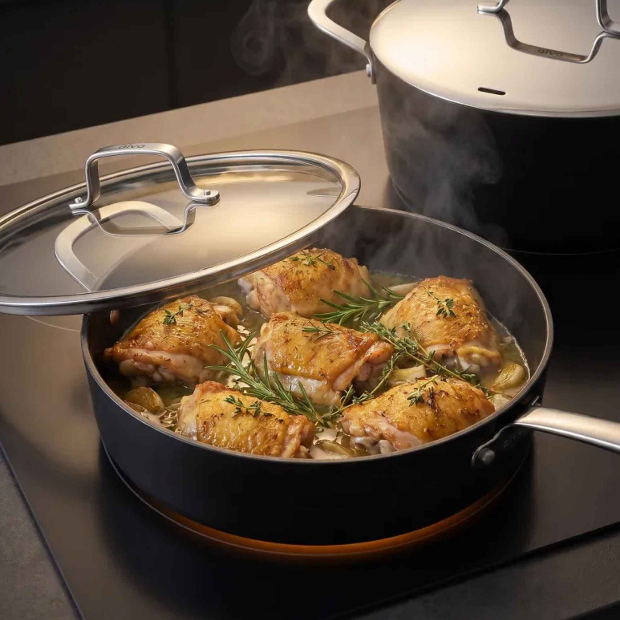 Ceramic Nonstick Cookware Set, 4-Piece