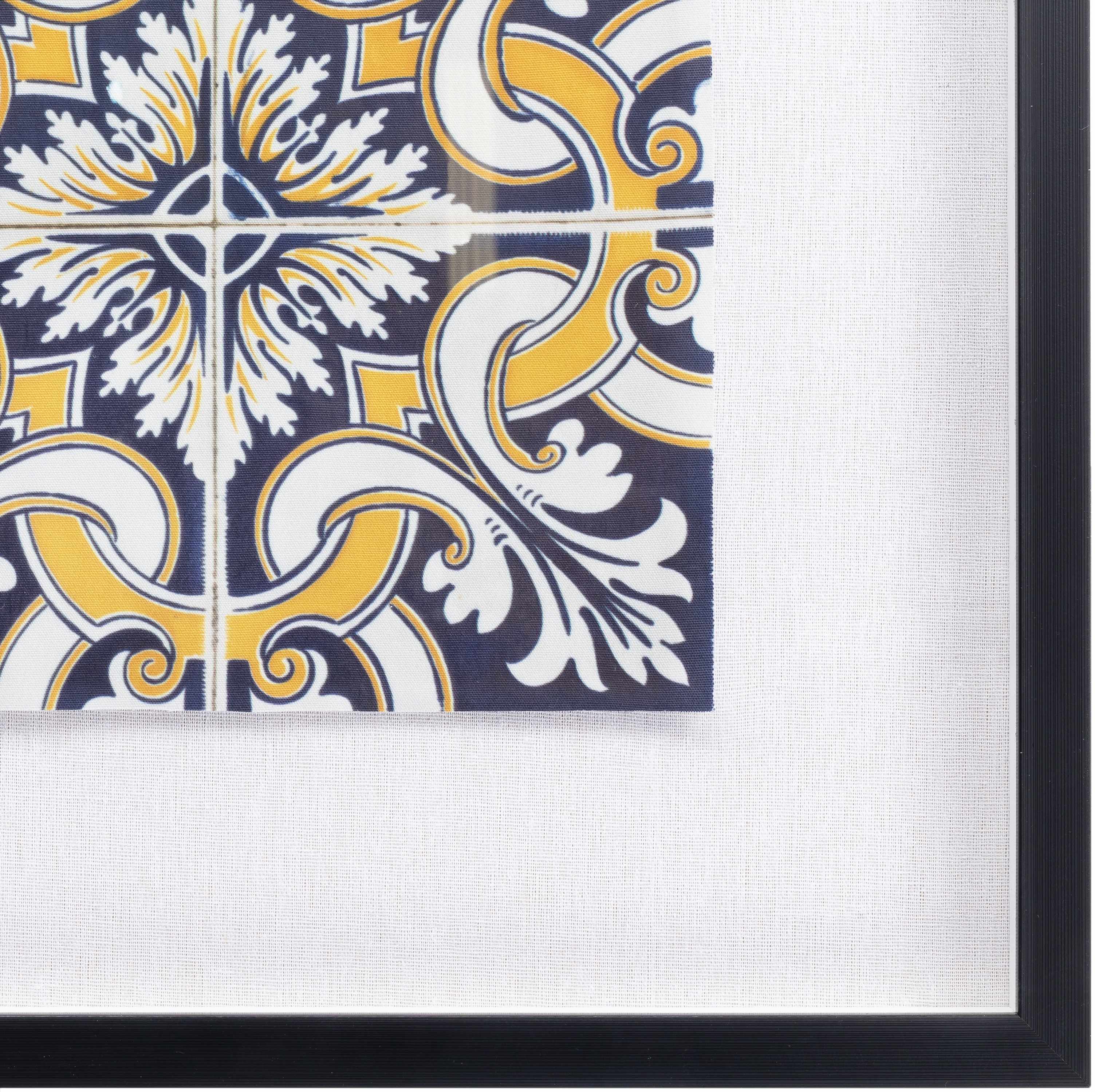 Mazgirt Majestic Black Frame Wall Art Piece
