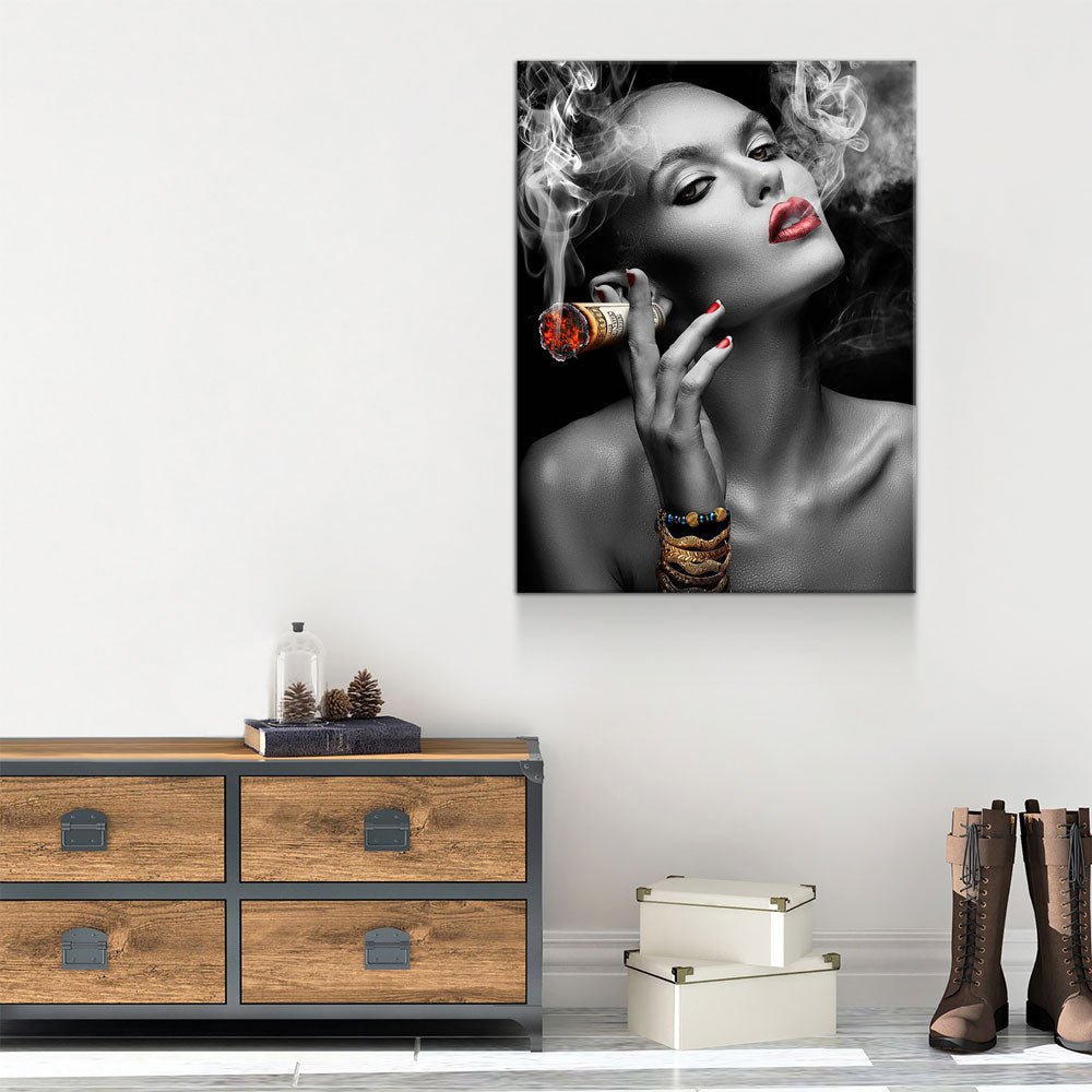Money To Burn Canvas Wall Art