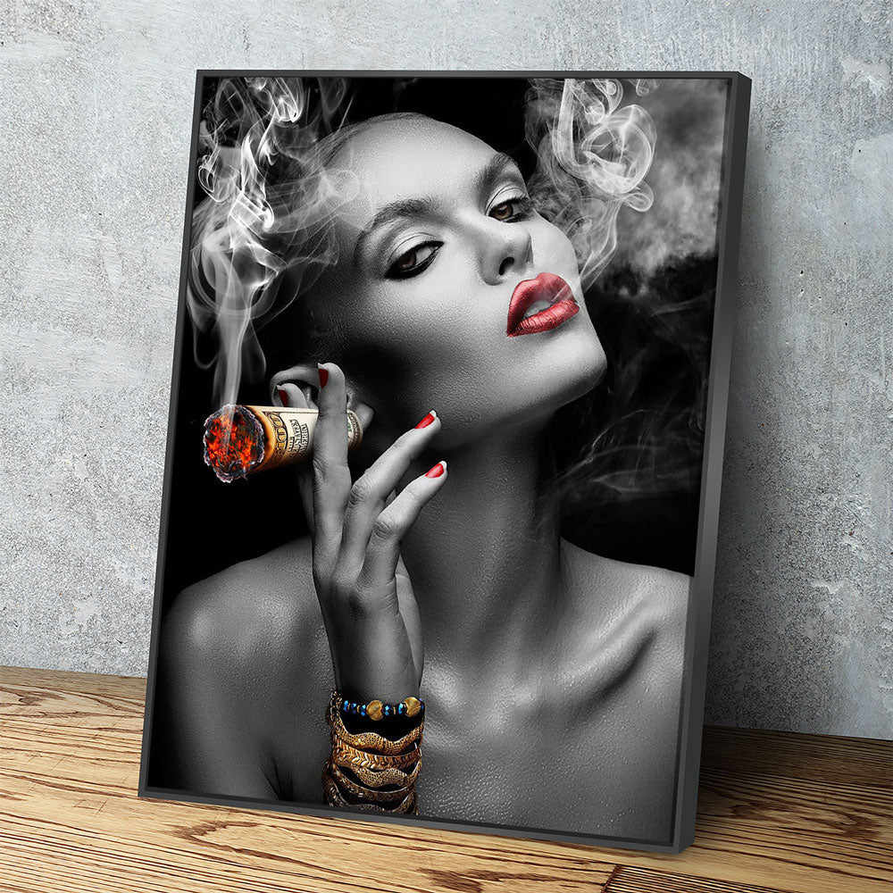 Money To Burn Canvas Wall Art