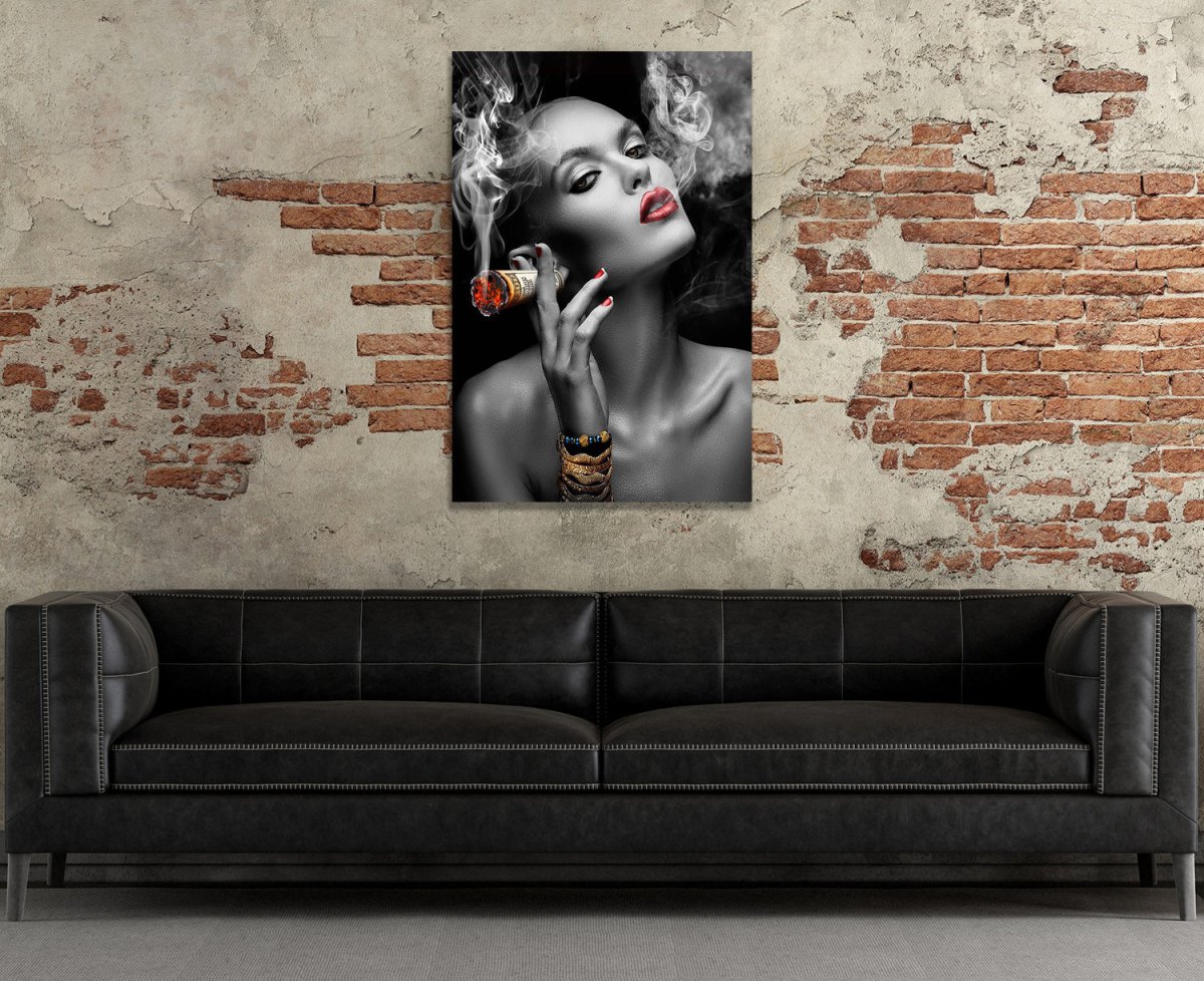 Money To Burn Canvas Wall Art