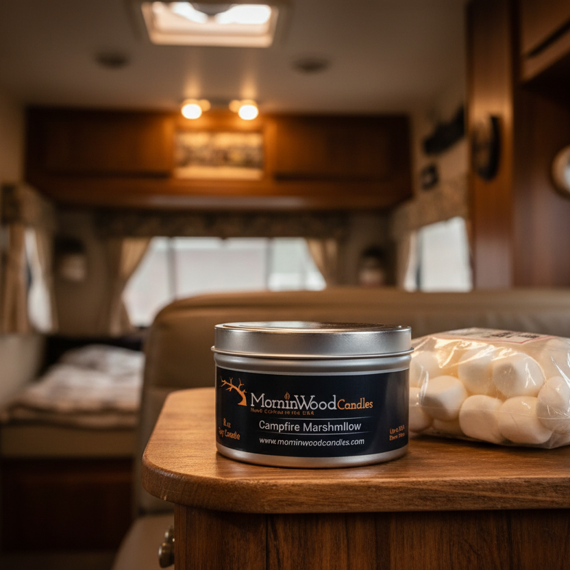 Campfire Marshmallow - Soy Tin Collection