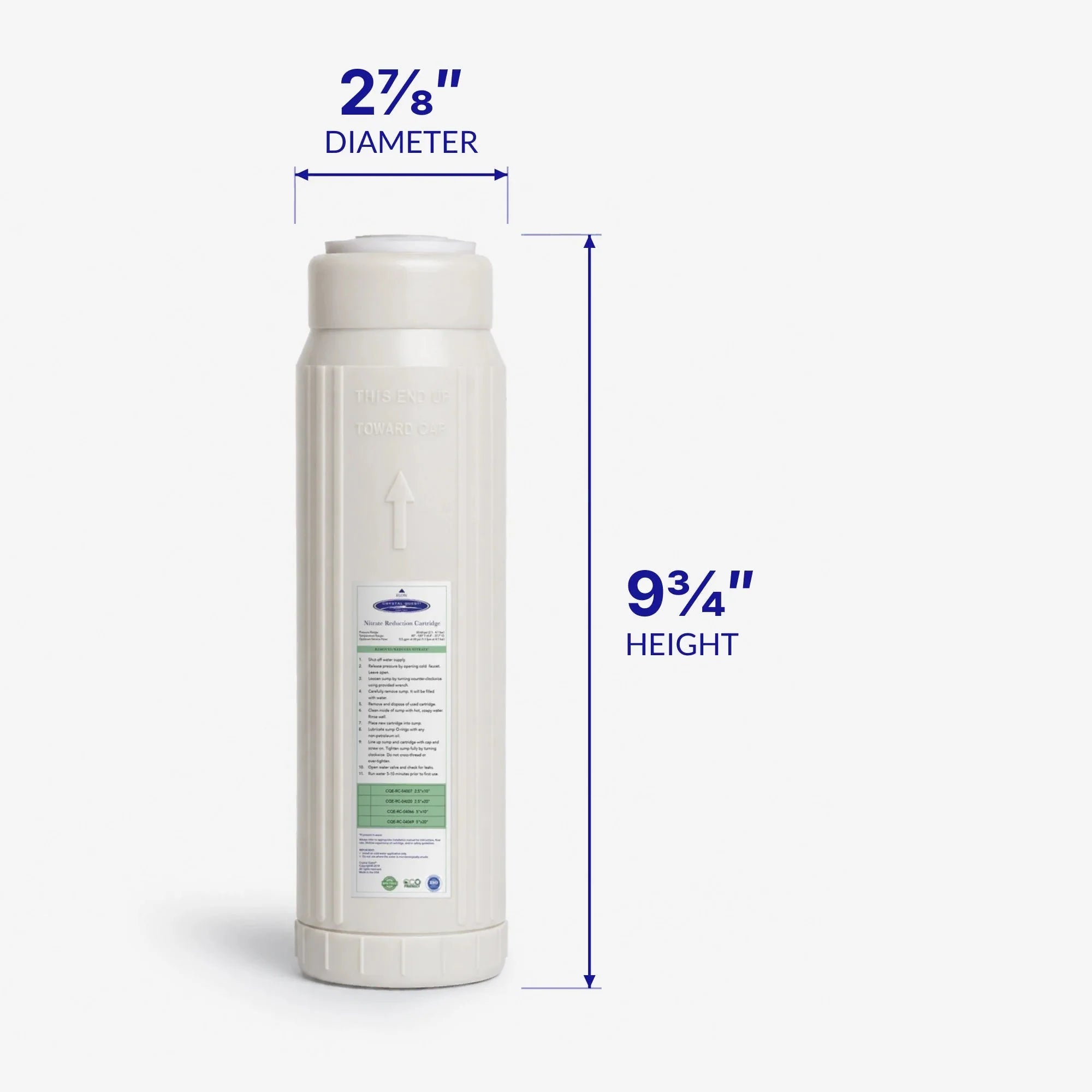 Nitrate Removal Filter Cartridge