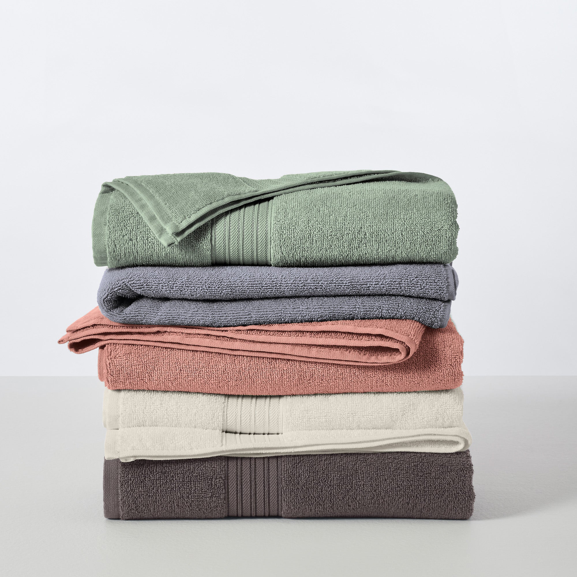 Cotton Terry Bath Towel Set - Cooper Collection