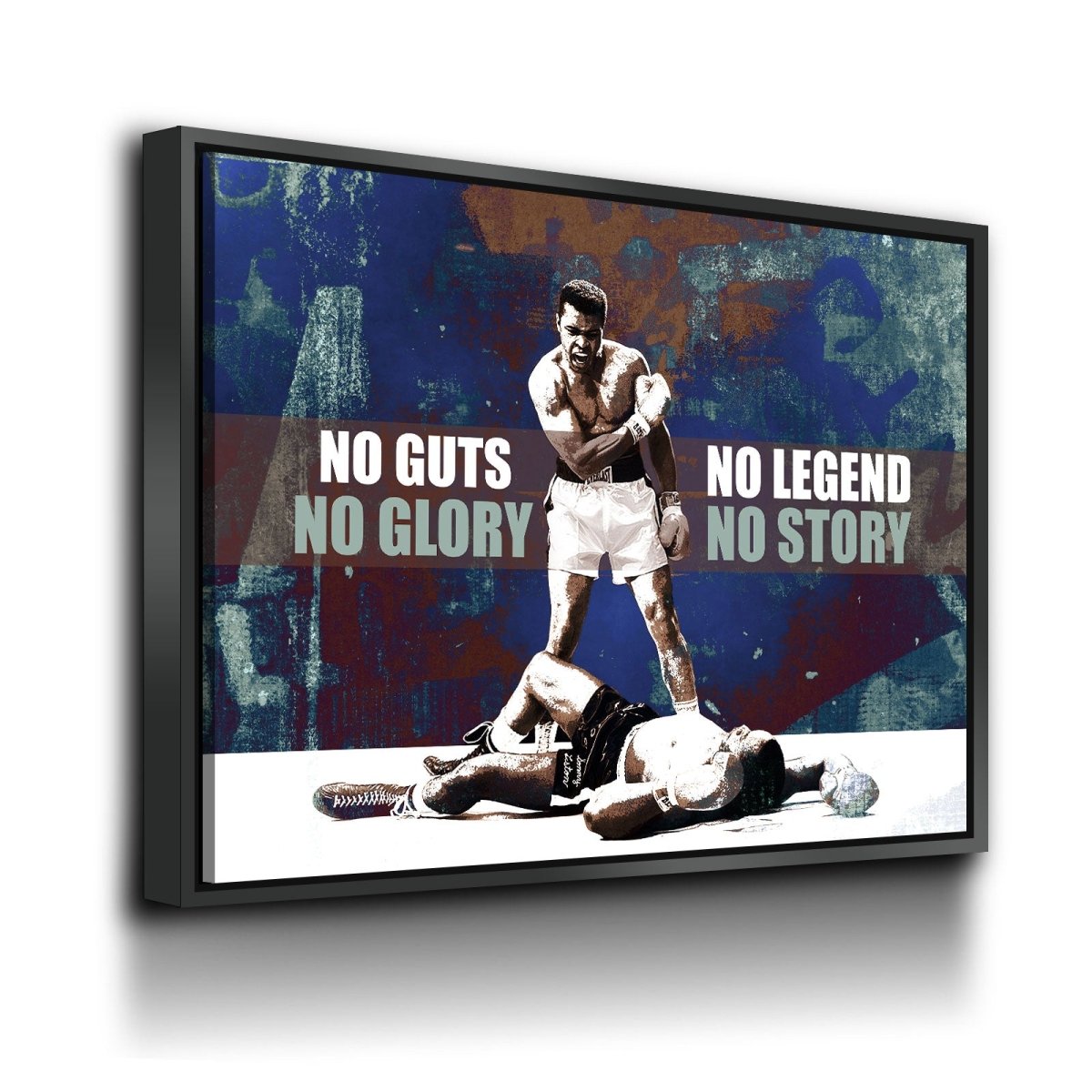 No Guts No Glory, No Legend No Story Canvas Wall Art Boxing Art