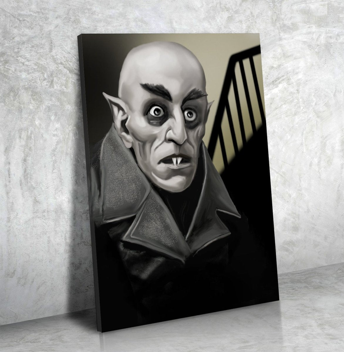 Nosferatu Count Orlok Classic Vampire Canvas Wall Art