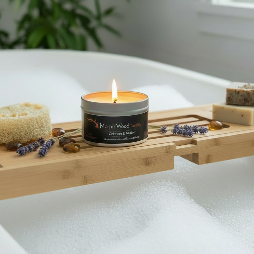 Oakmoss & Amber - Soy Tin Collection