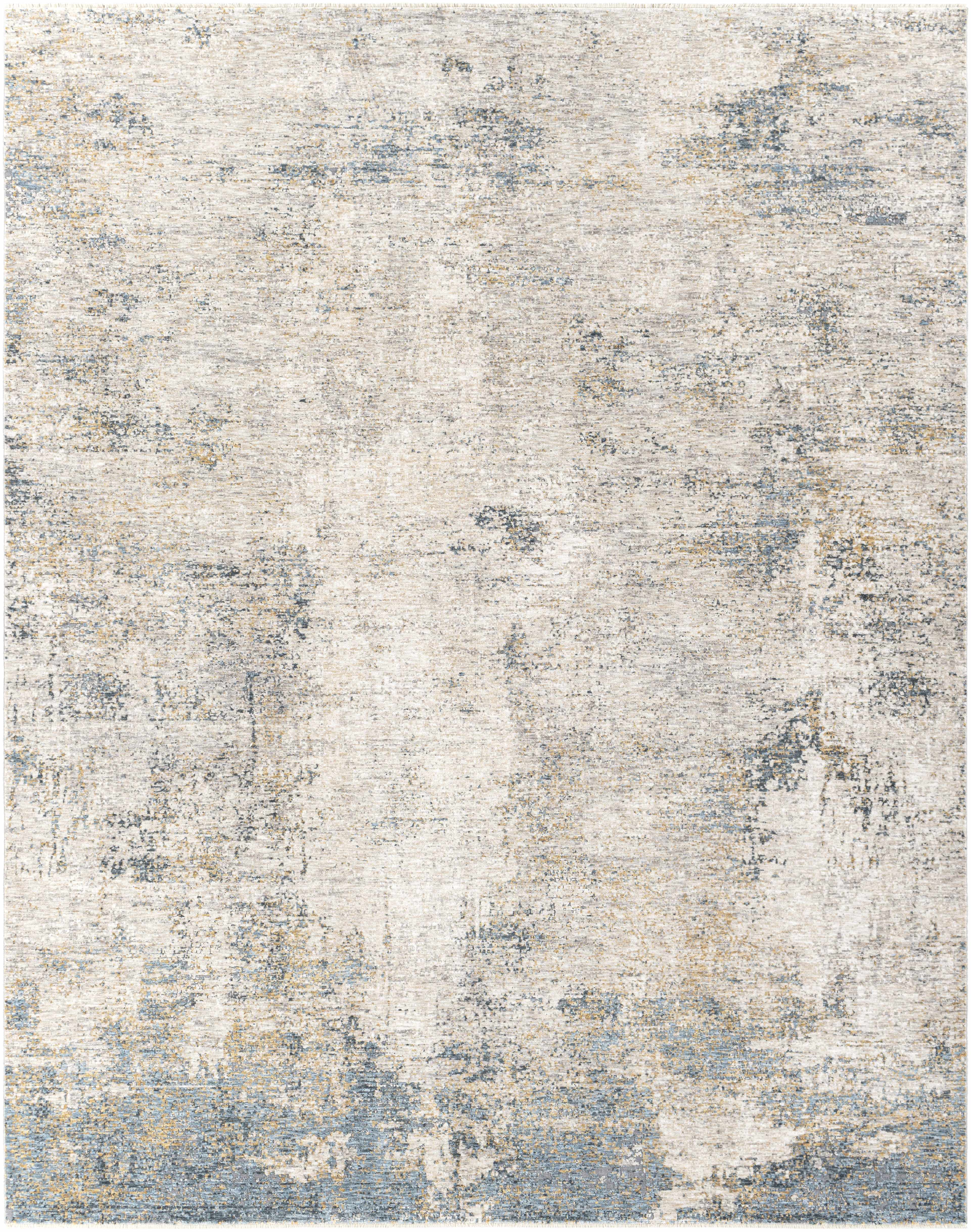 Odell Abstract Luxe Fringe Rug - Clearance