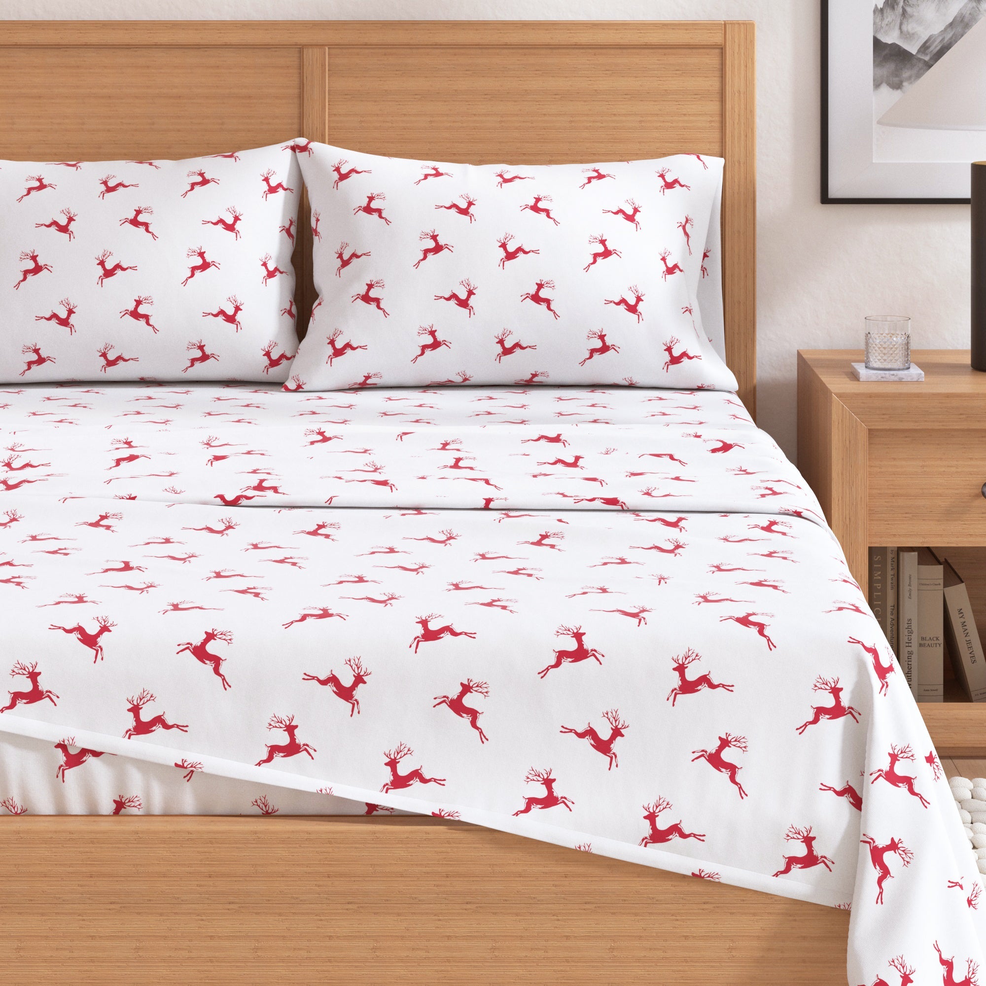 4-Piece Turkish Cotton Flannel Sheet - Whittaker Collection