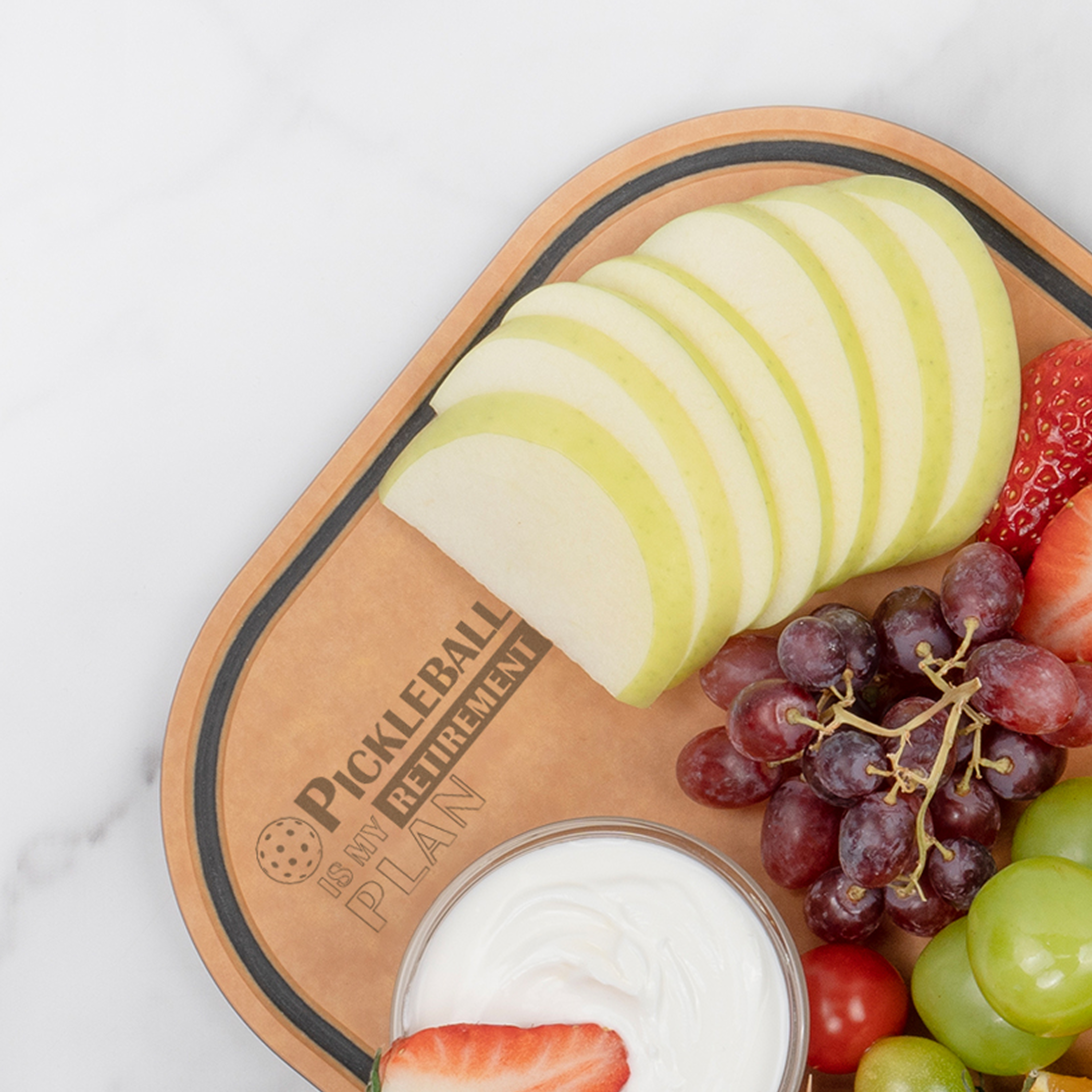 Pickleball Charcuterie Cutting Board -"Pickleball is My RETIREMENT Plan"