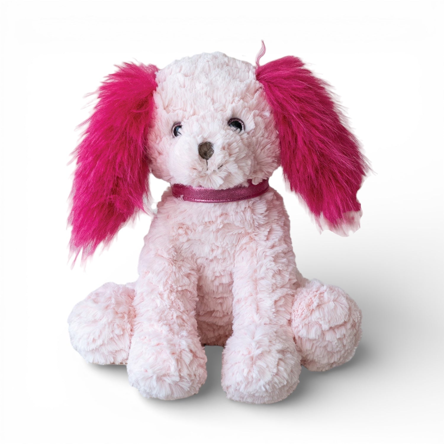 Pink & Fuchsia Plush Dog