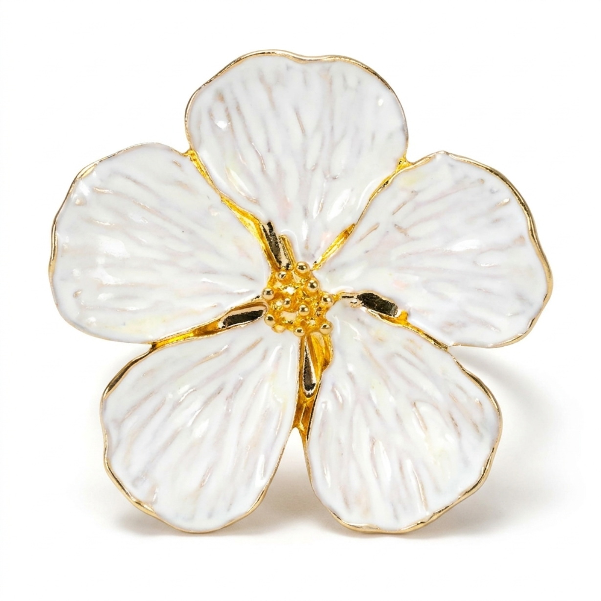 Gold Napkin Rings – Elegant Flower Design Decorative Table Napkin Holders