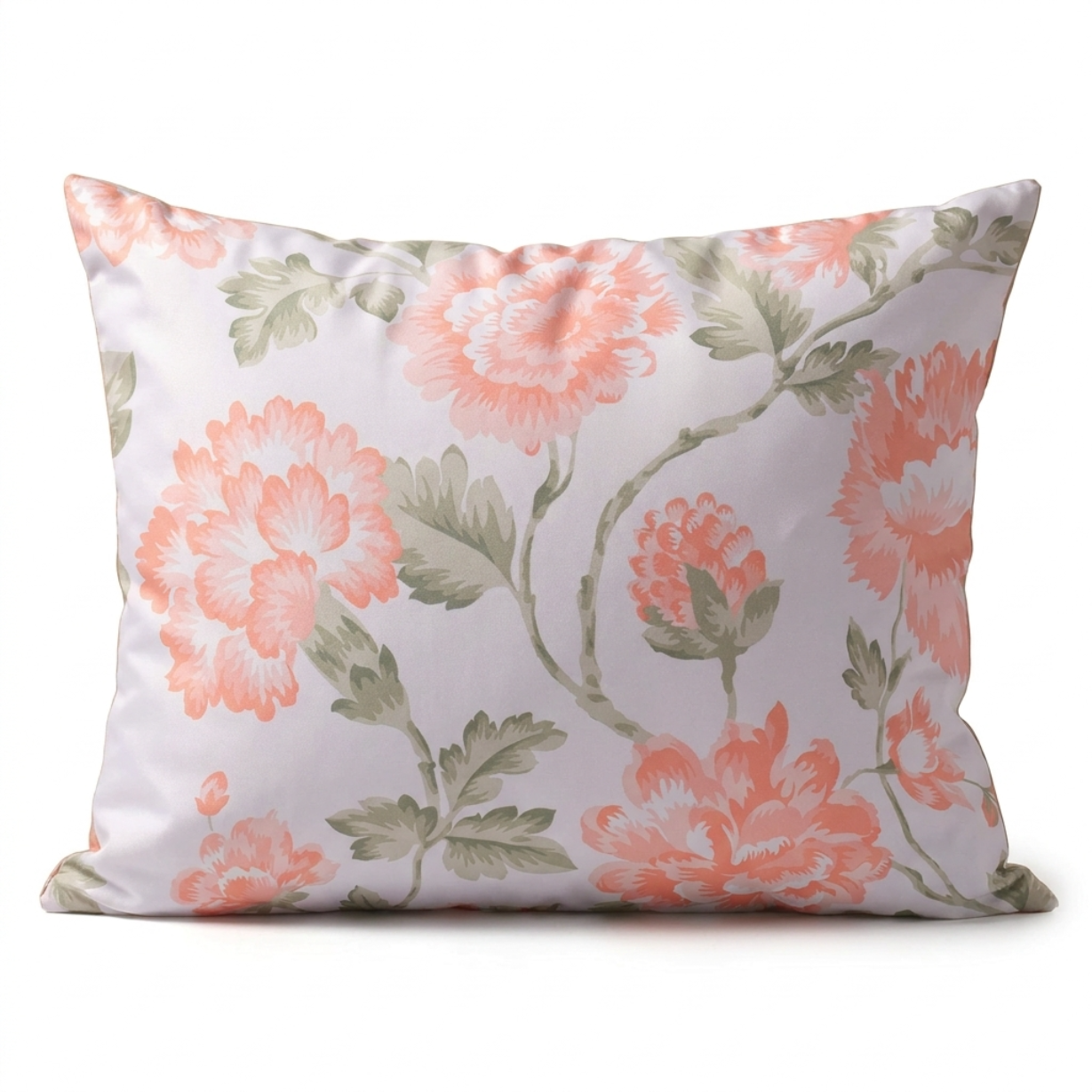 Floral Throw Pillow Covers - 14 x 20 Inches | Premium Fabric Cushion Cases