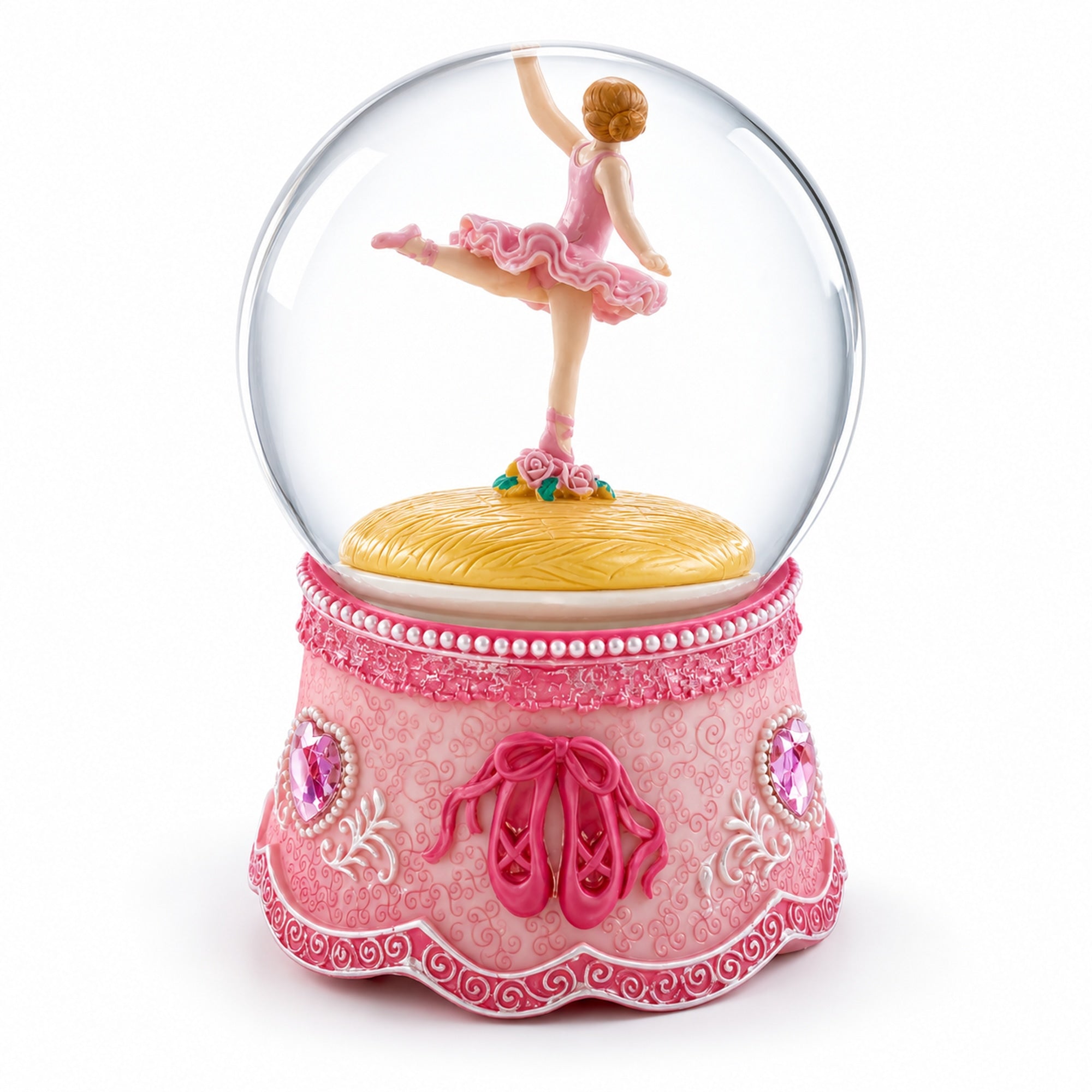 Ballerina in Spin Musical Water Snow Globe