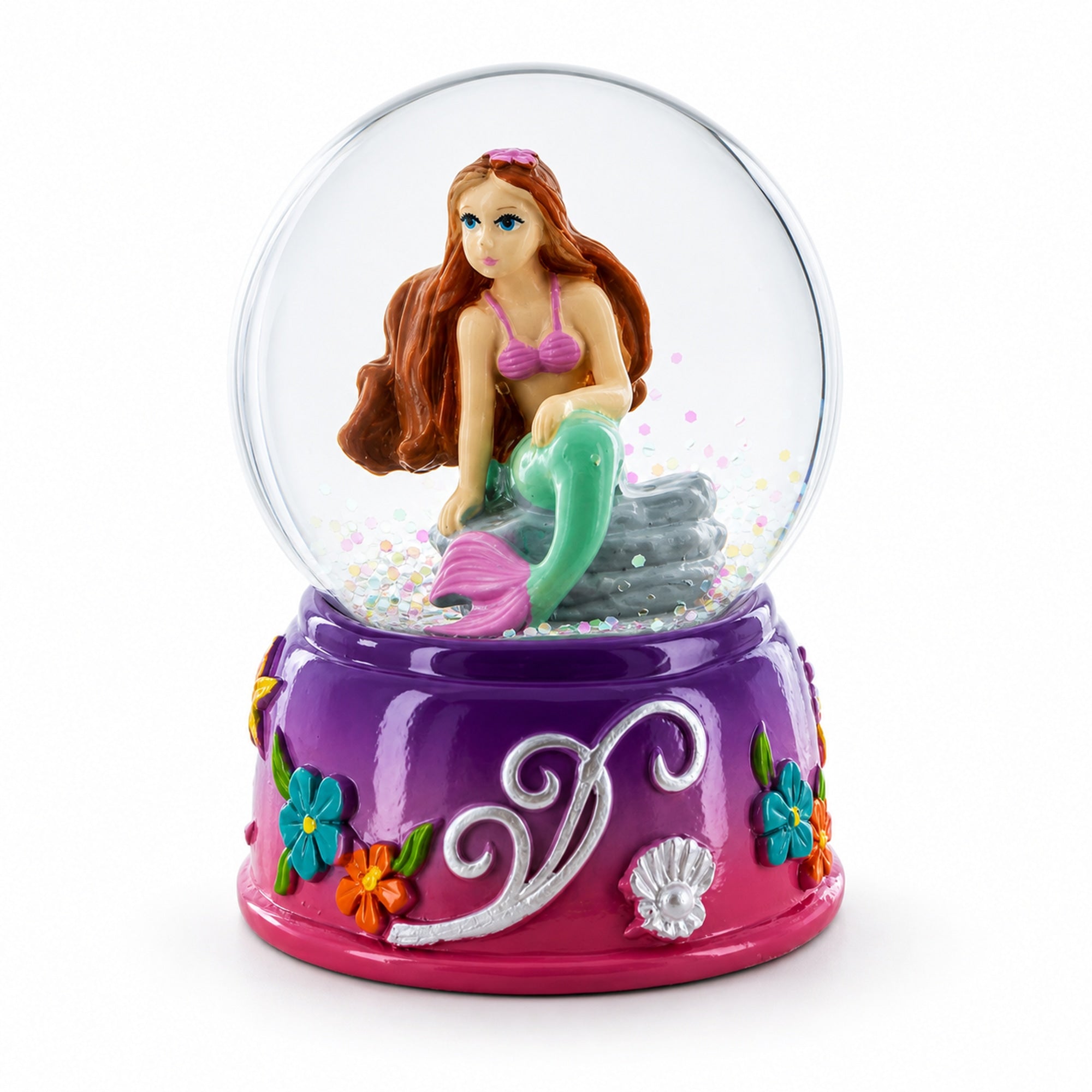 Enchanting Mermaid Oasis Miniature Water Globe