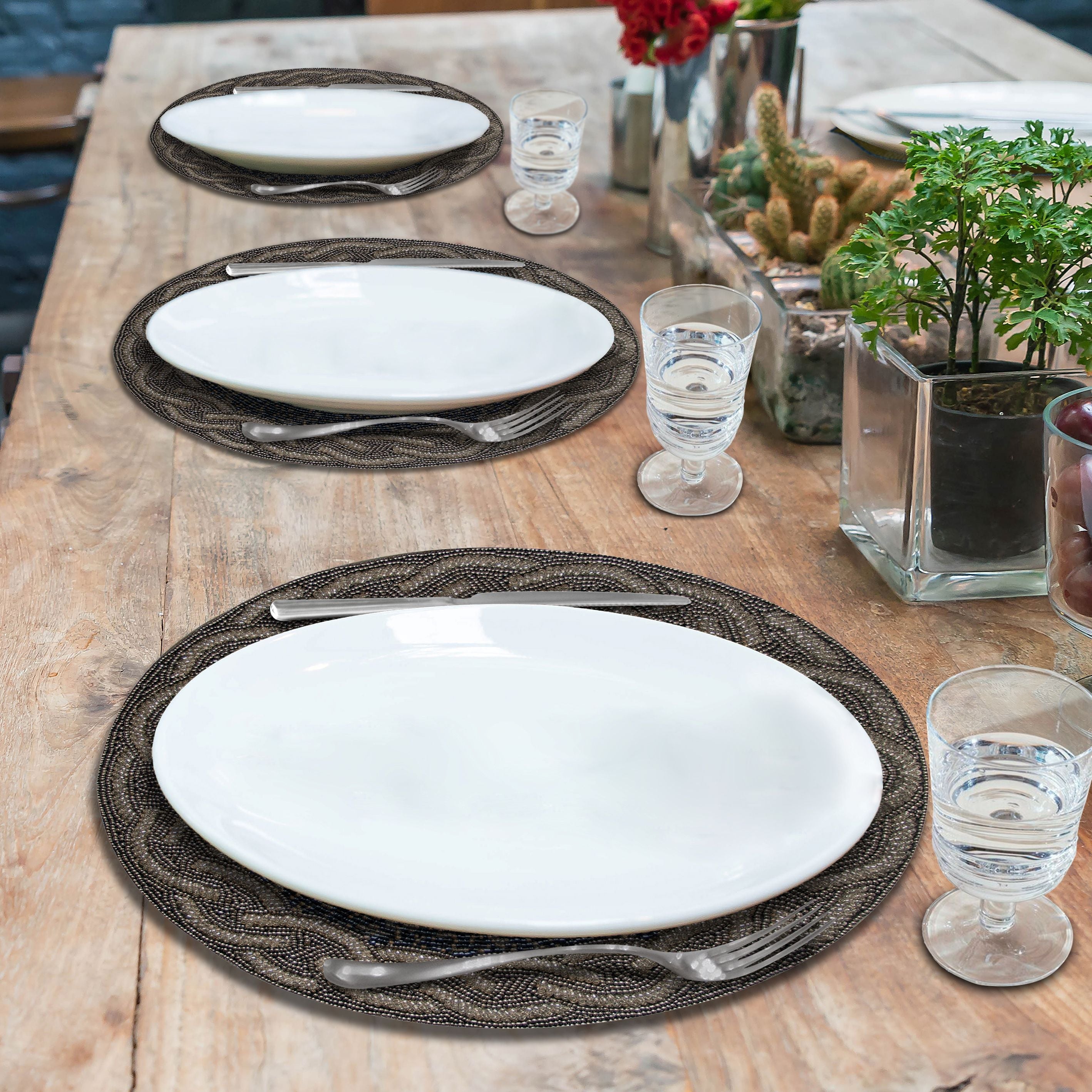 The Alvah Beaded Placemats