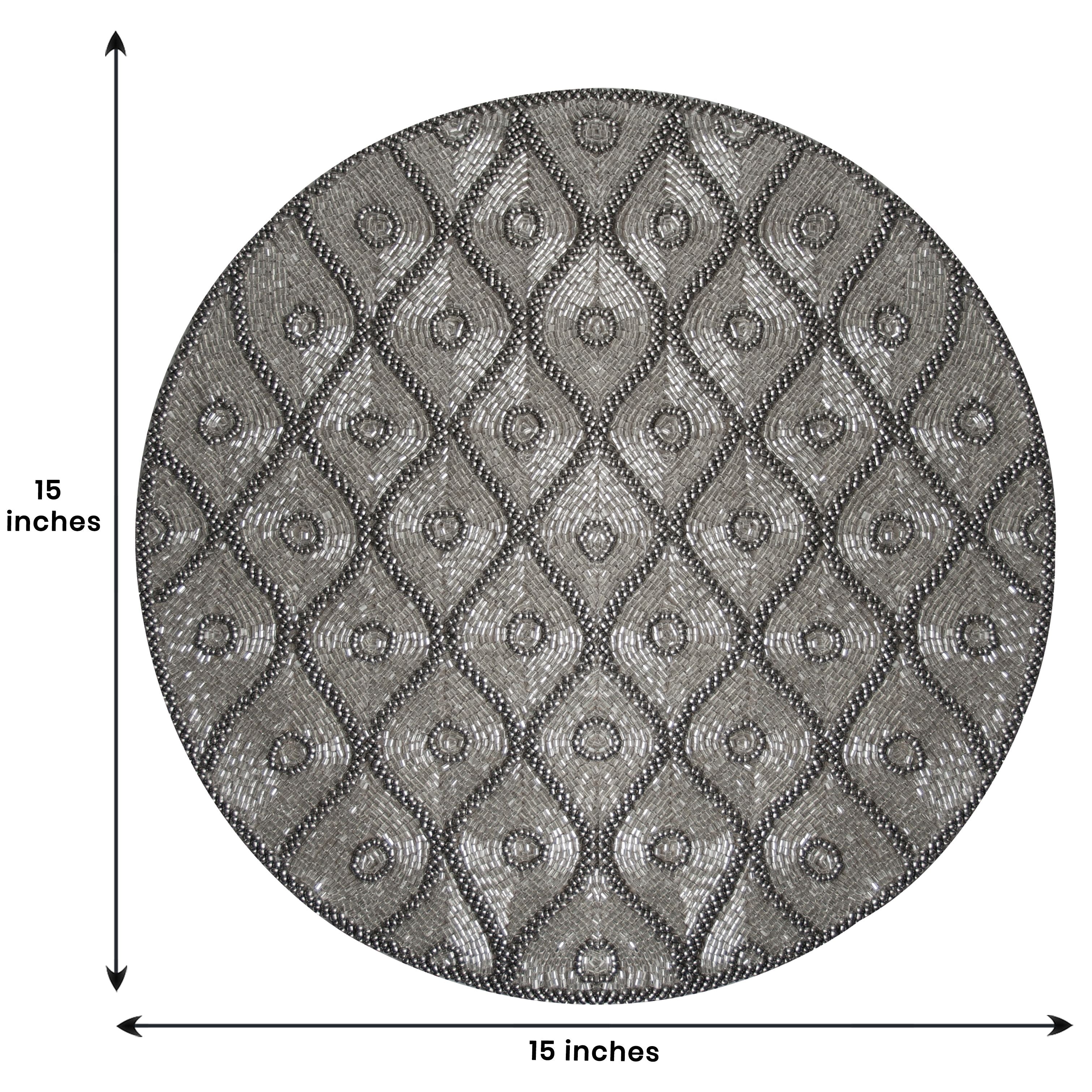The Alvina Beaded Placemats