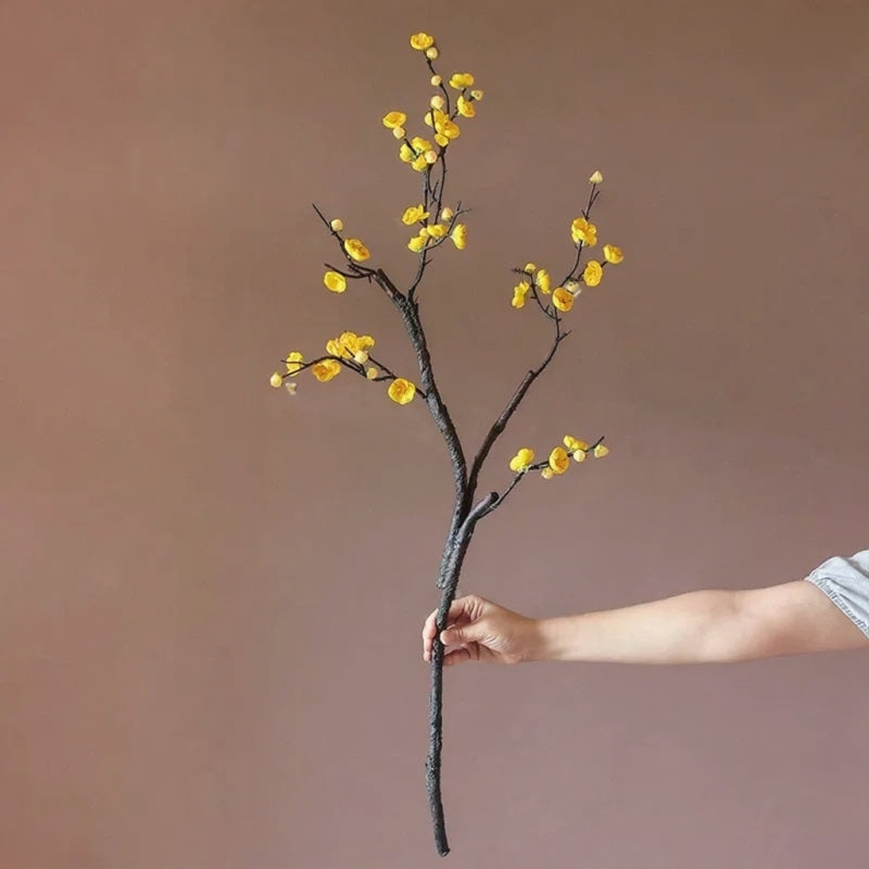 Rustic Plum Blossom Branch – 41.3" Tall