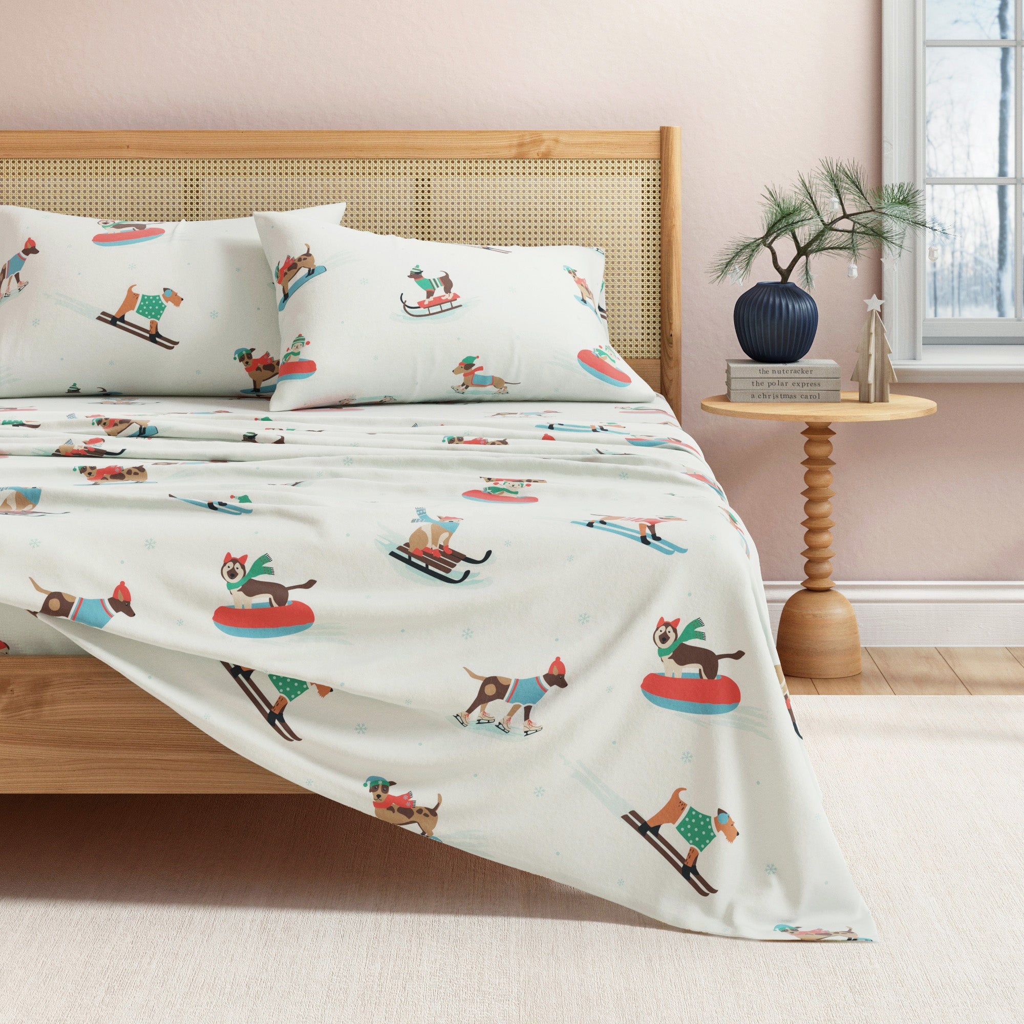 4-Piece Turkish Cotton Flannel Sheet - Whittaker Collection