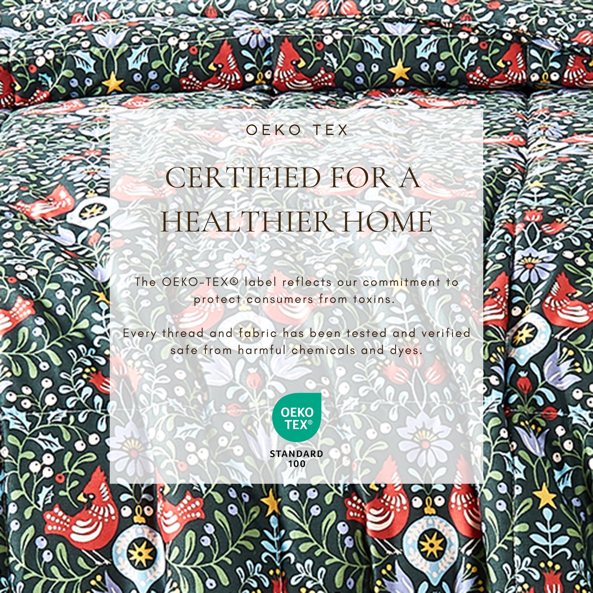Reversible Christmas Comforter and Sham Set - Holiday / Lodge Odette Collection