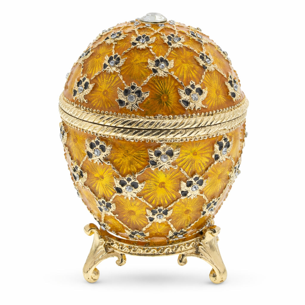 1897 Coronation Royal Imperial Easter Egg 3.8 Inches Tall