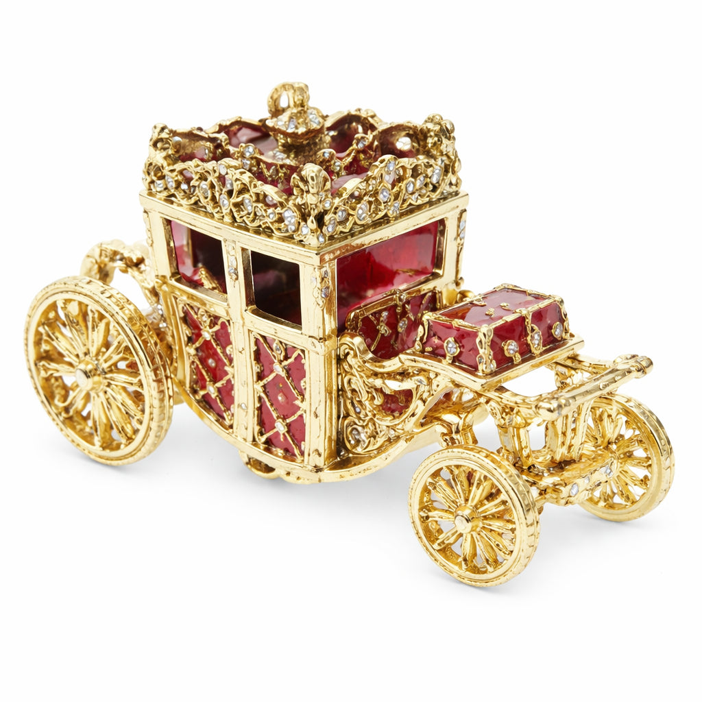 1897 Coronation Royal Imperial Easter Egg 3.8 Inches Tall