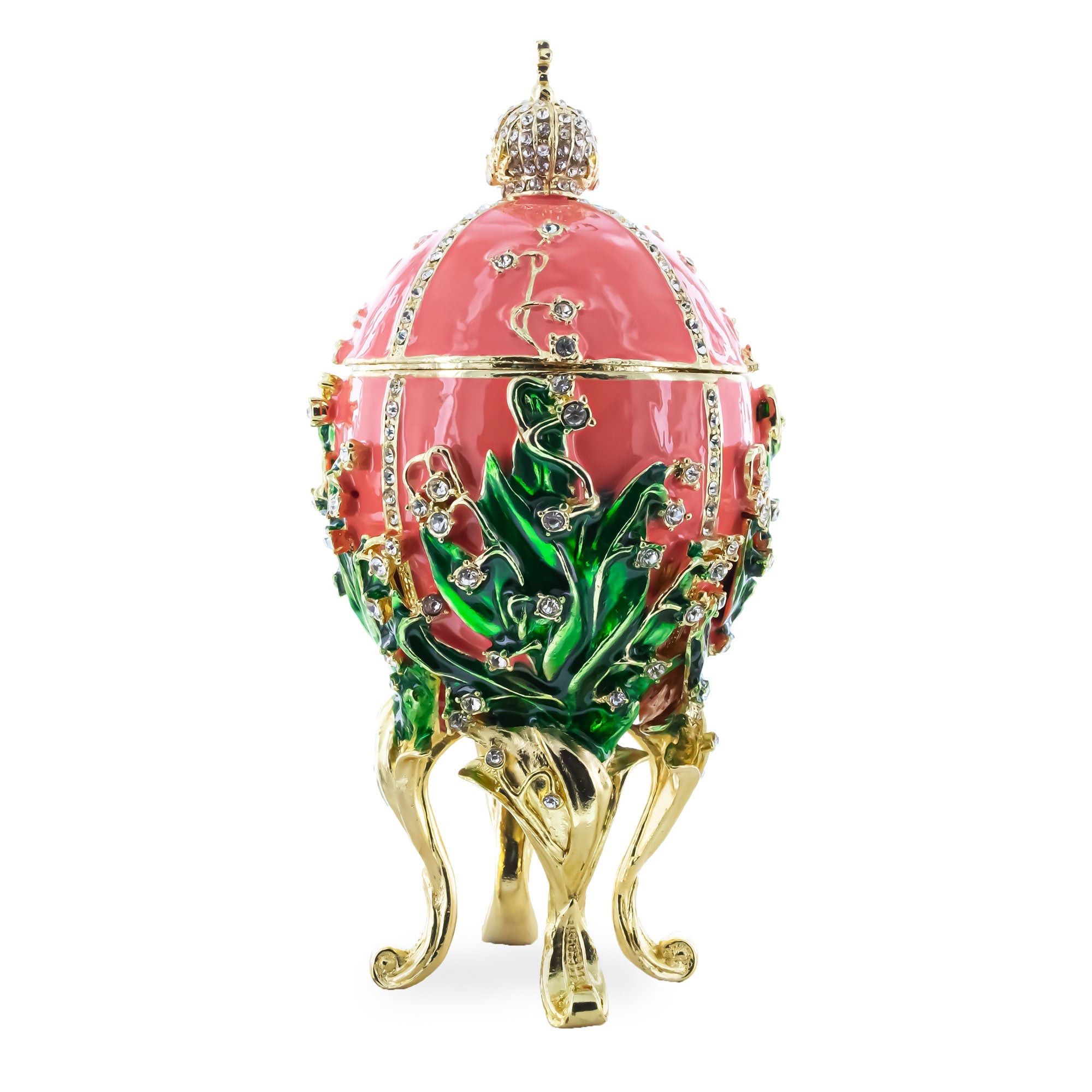 1898 Lilies of the Valley Royal Imperial Easter Egg 6.25 Inches