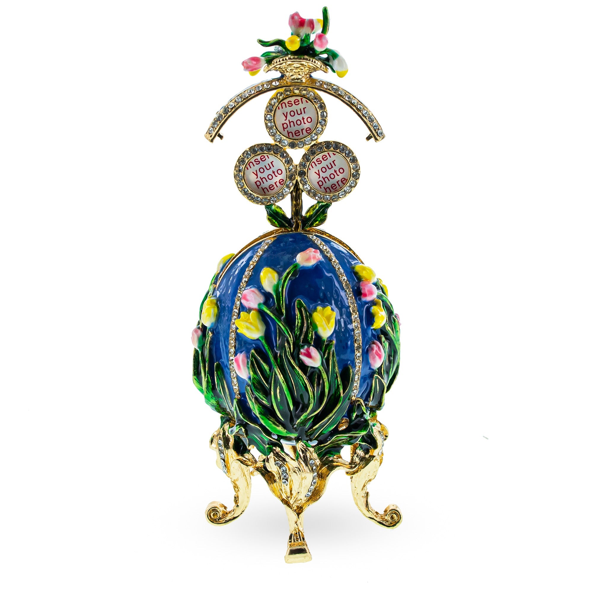 1898 Lilies of the Valley Royal Imperial Easter  Egg 4.75 Inches