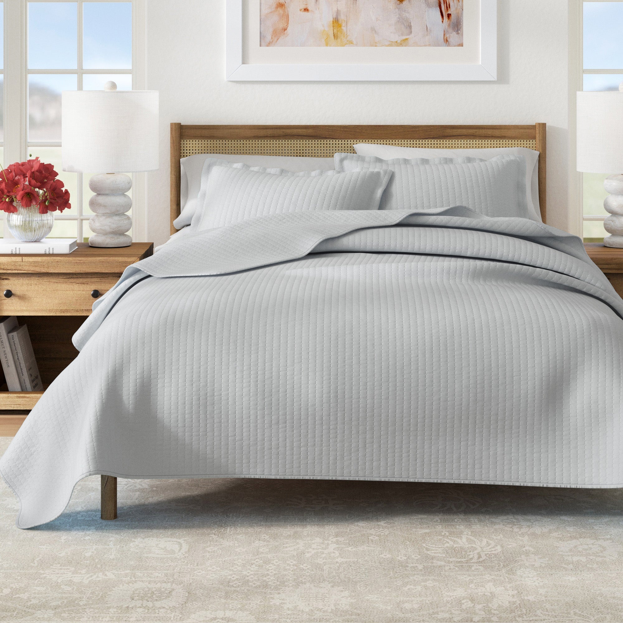 3-Piece Solid Quilt - Alicia Collection