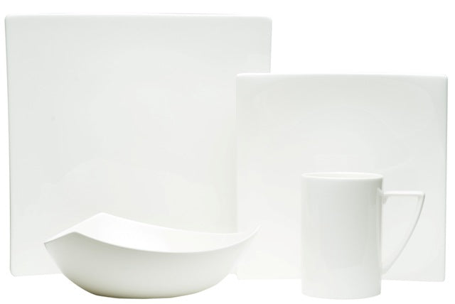Extreme White 16 Piece Dinnerware Set