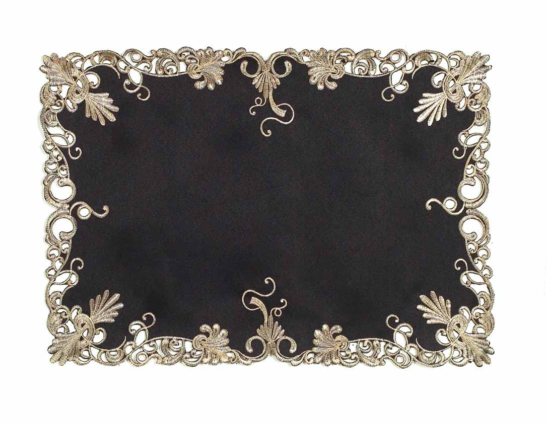 Black Gold Table Placemats - Chantelle Collection