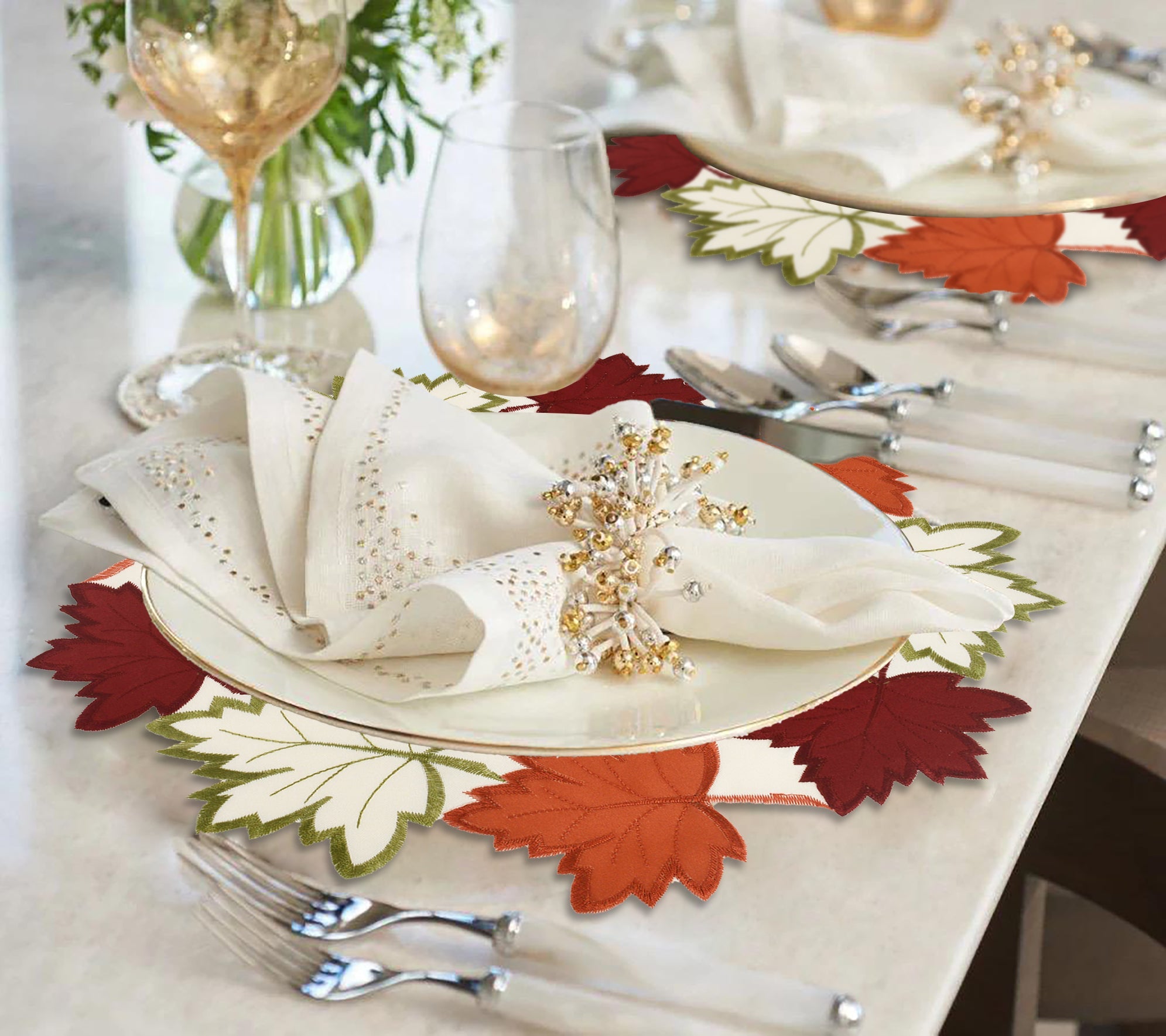 Cream White Beauty – Premium Round Doilies Elegant Dining Décor 15 inch