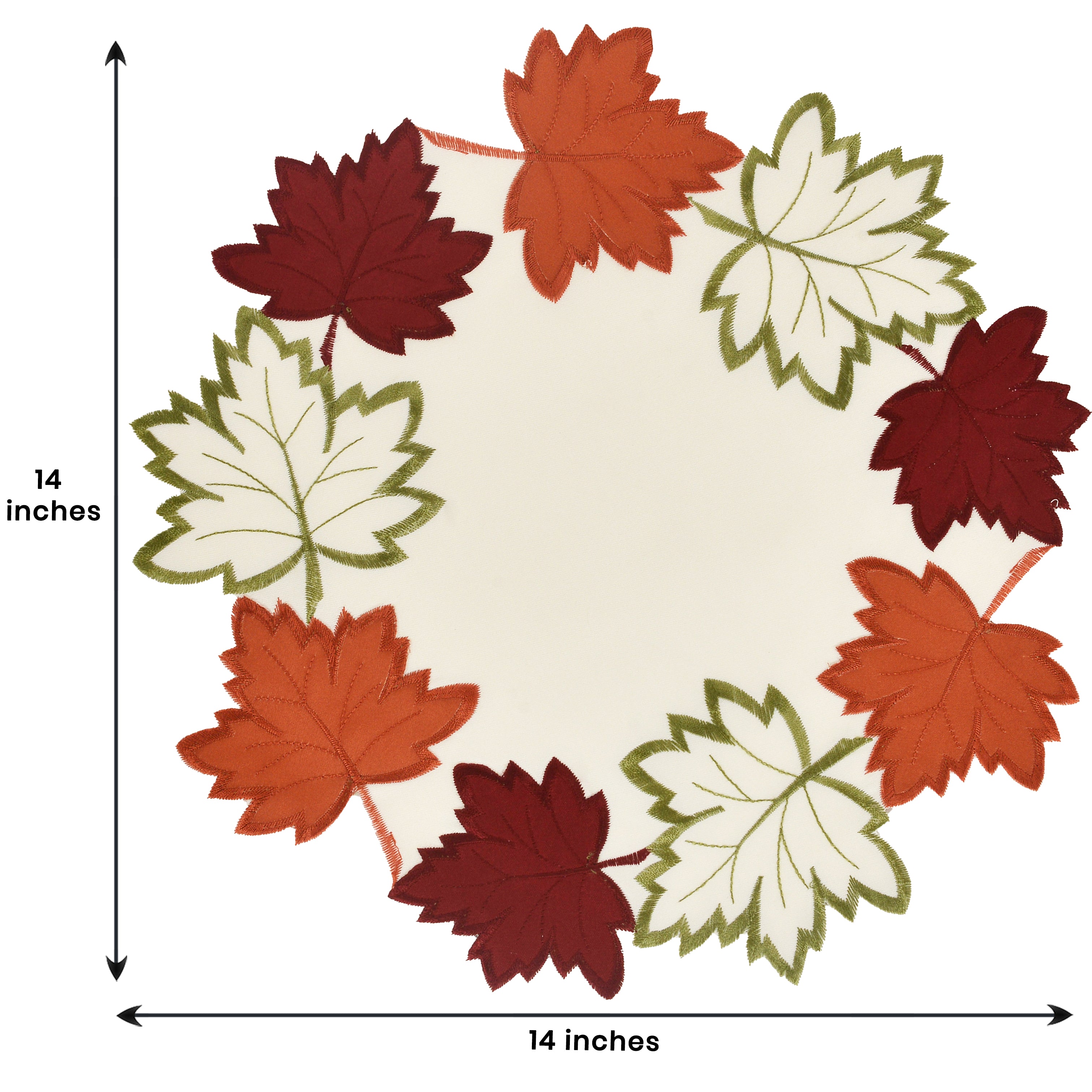 Cream White Beauty – Premium Round Doilies Elegant Dining Décor 15 inch