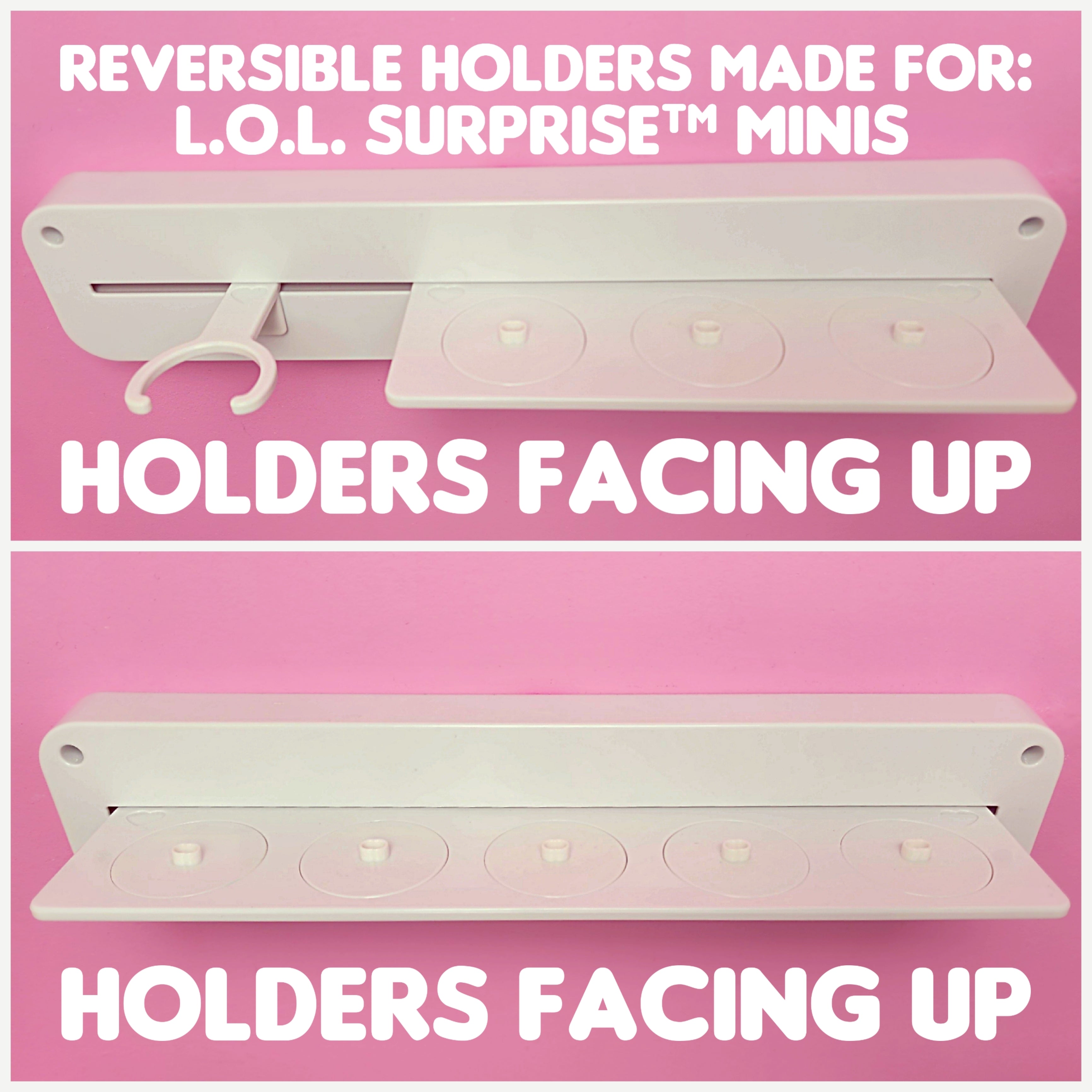 3 Customizable Display Shelves (ABS Plastic) Sample Unit