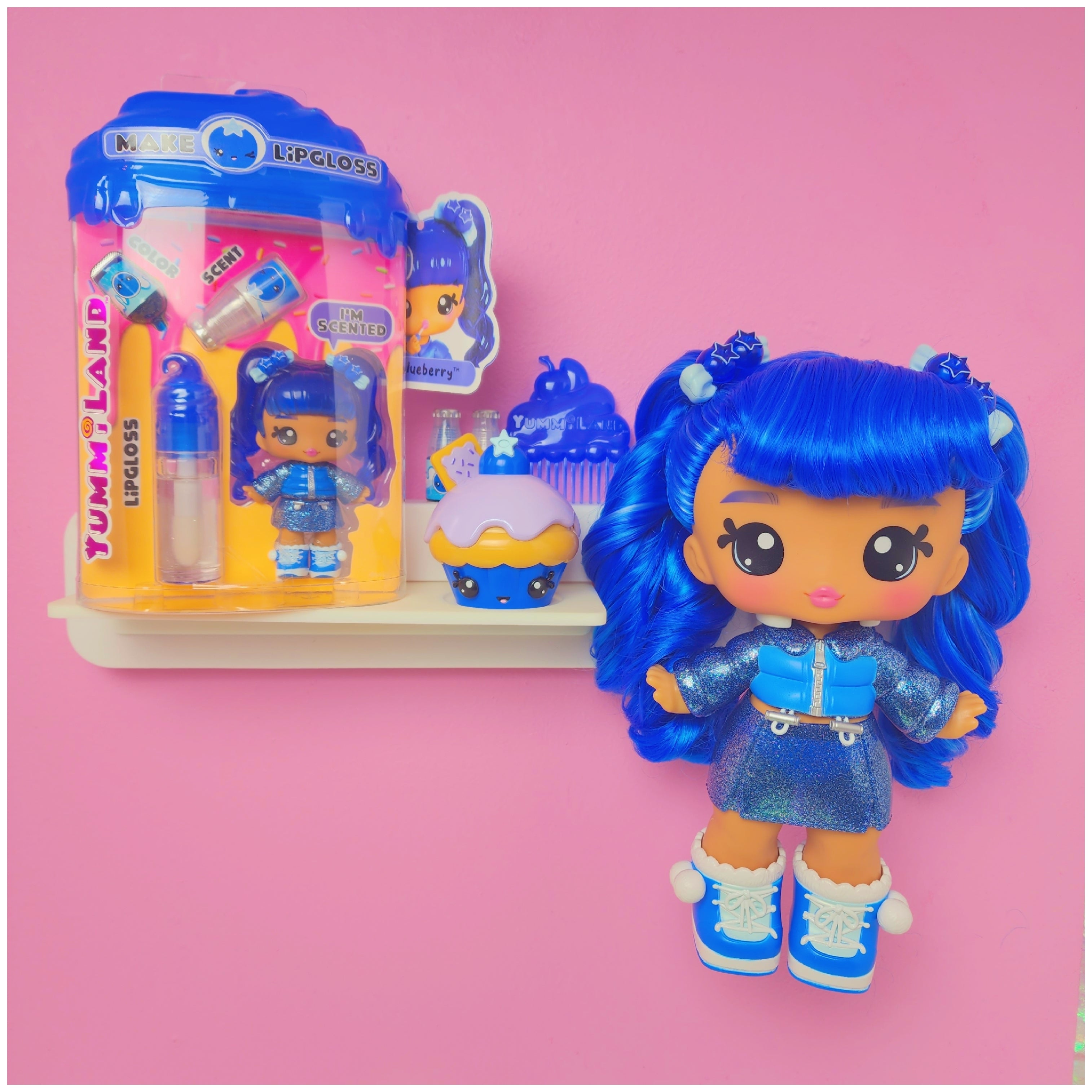 3 Customizable Display Shelves (ABS Plastic) Short Shelves Unit