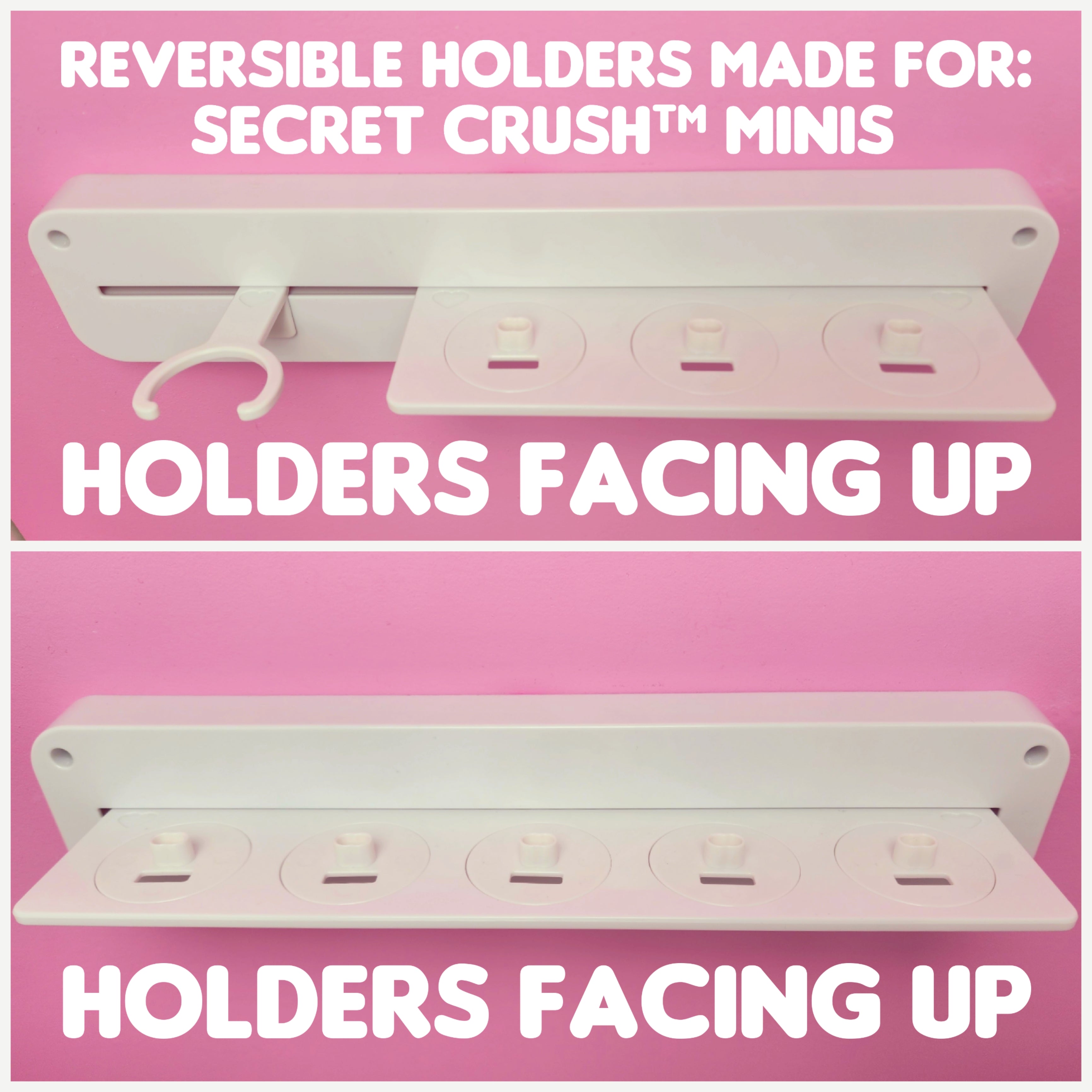 3 Customizable Display Shelves (ABS Plastic) Sample Unit