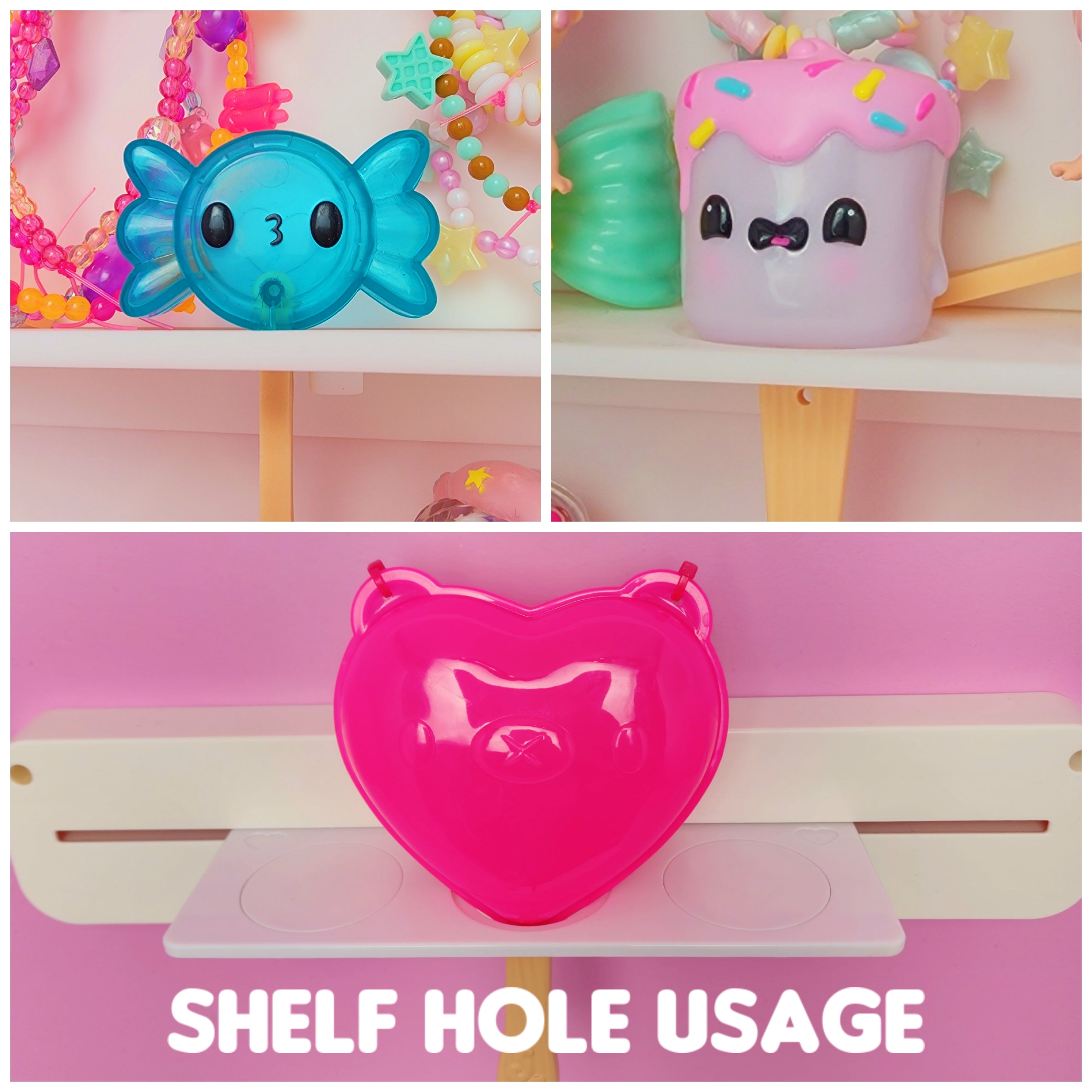 3 Customizable Display Shelves (ABS Plastic) Sample Unit