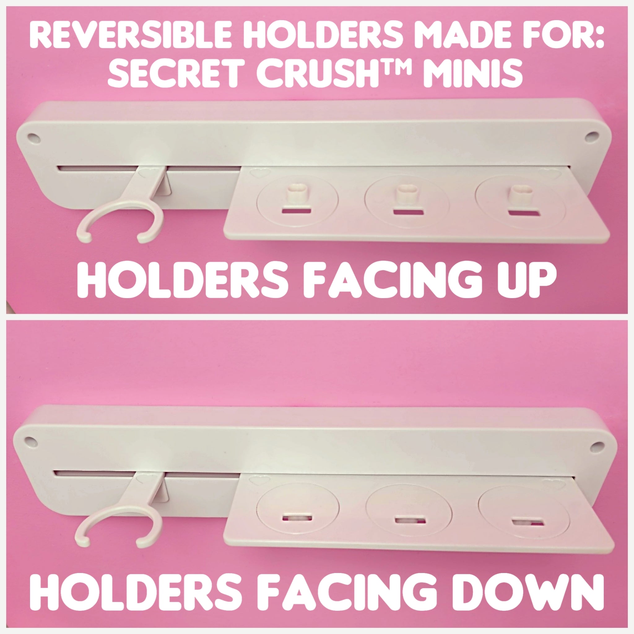 3 Customizable Display Shelves (ABS Plastic) Short Shelves Unit