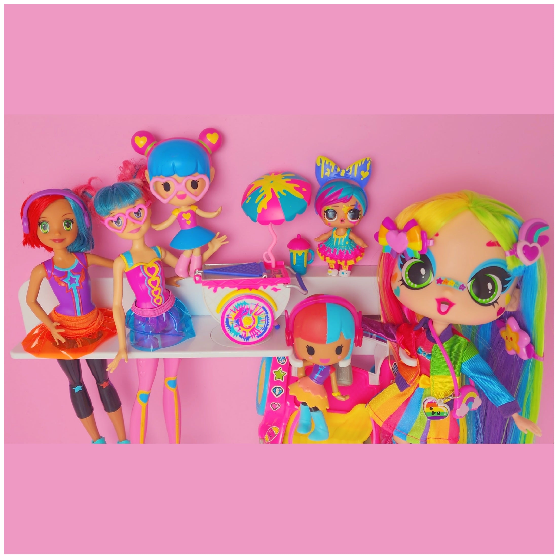 3 Customizable Display Shelves (ABS Plastic) Sample Unit