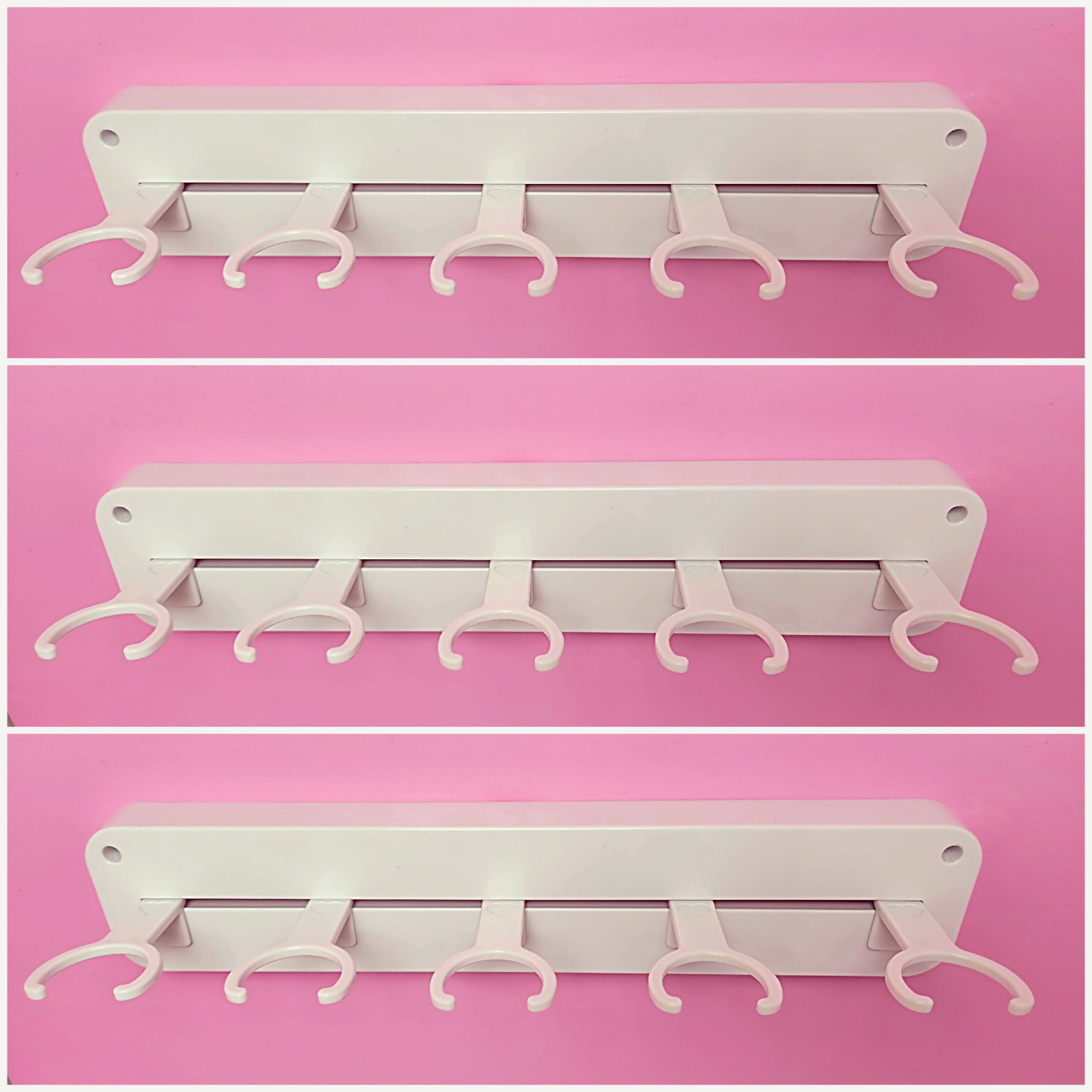 3 Customizable Display Shelves (ABS Plastic) No Shelves Unit