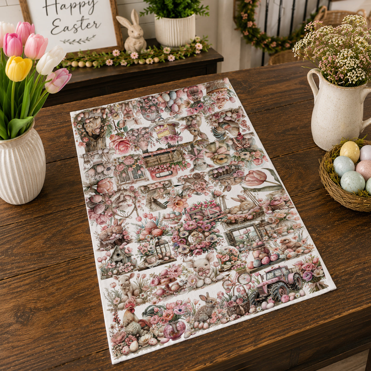 Rose Royal Easter Towel