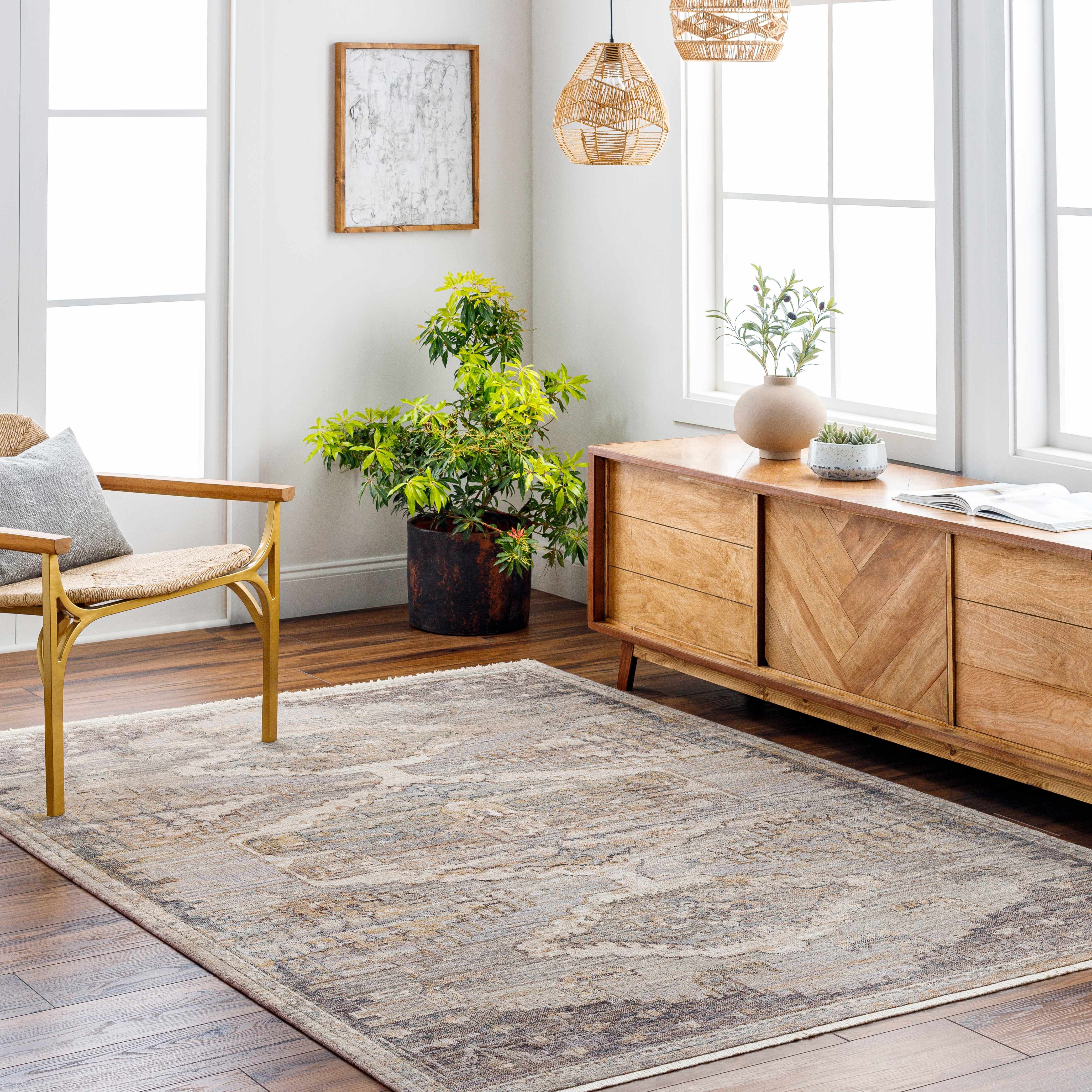Clegg Luxe Rug with Fringes