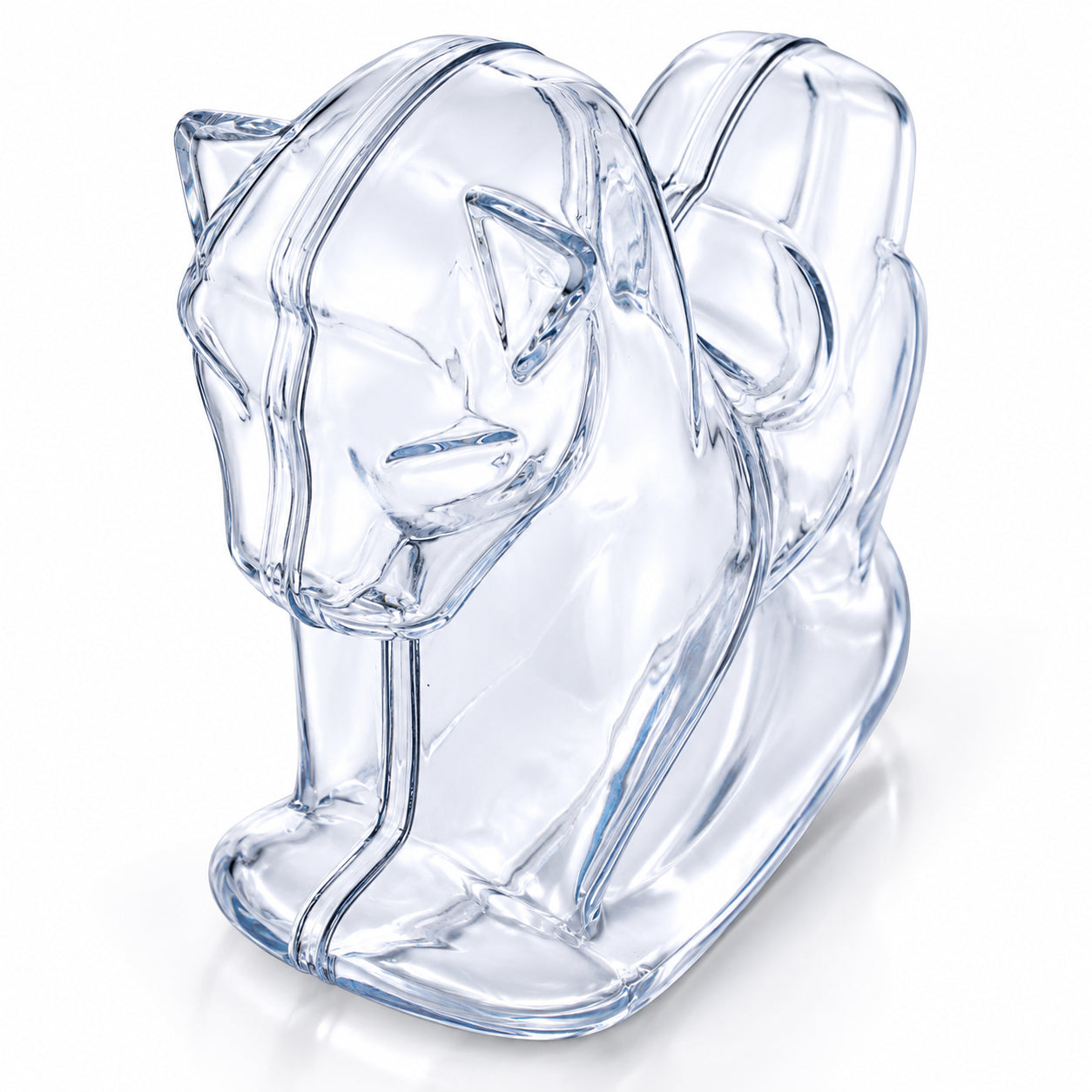 Clear Plastic Rocking Horse Ornaments 3.4 Inches (86 mm)
