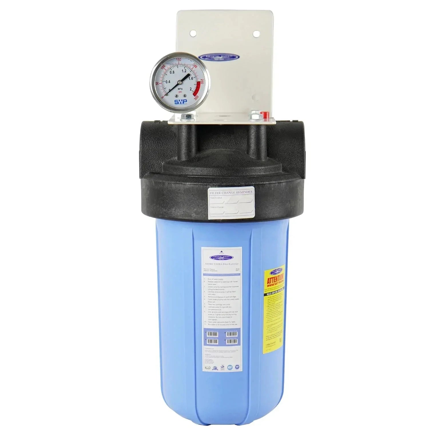 Compact Whole House Water Filter | Metal Removal (2-4 GPM | 1-2 people)